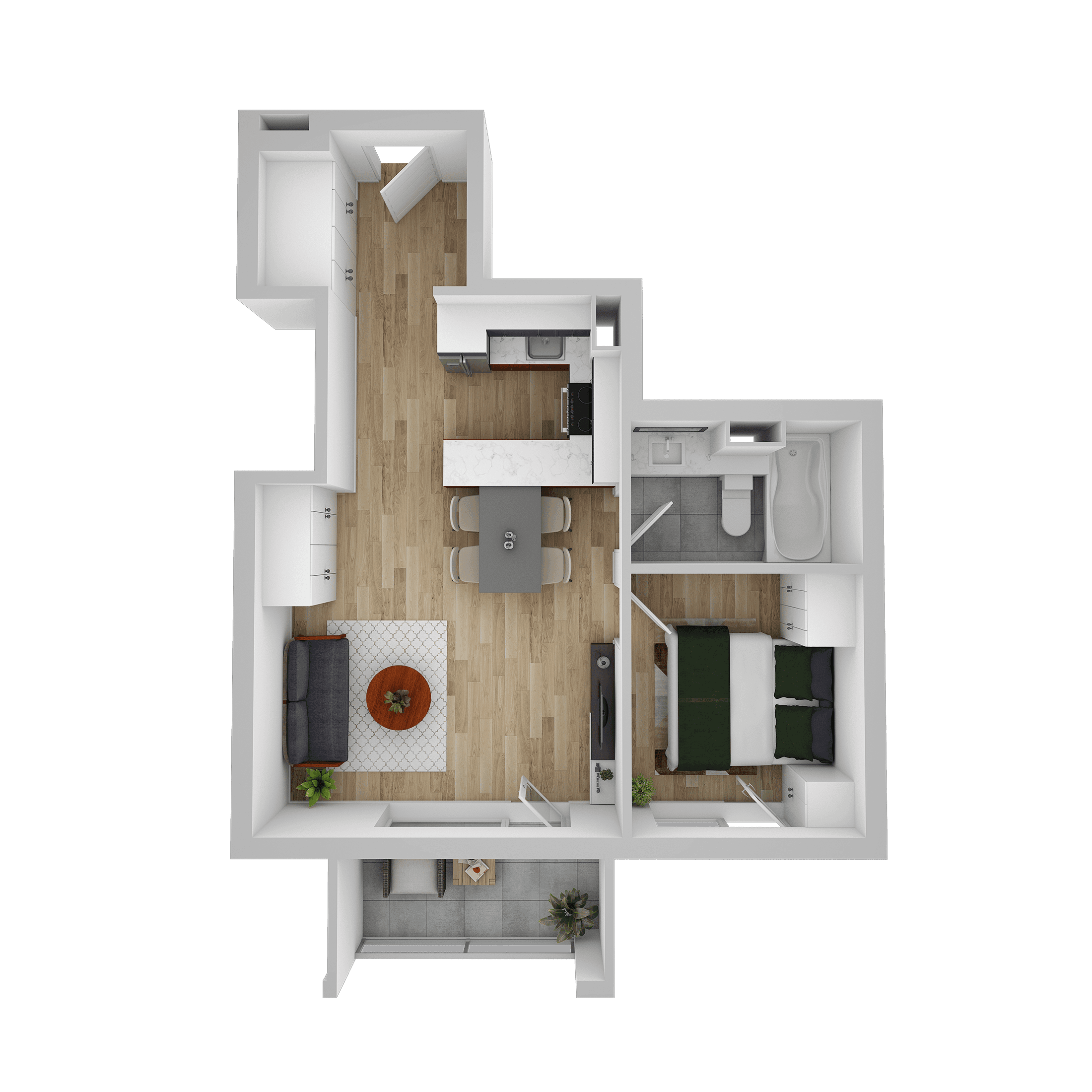 Plan apartament C 901