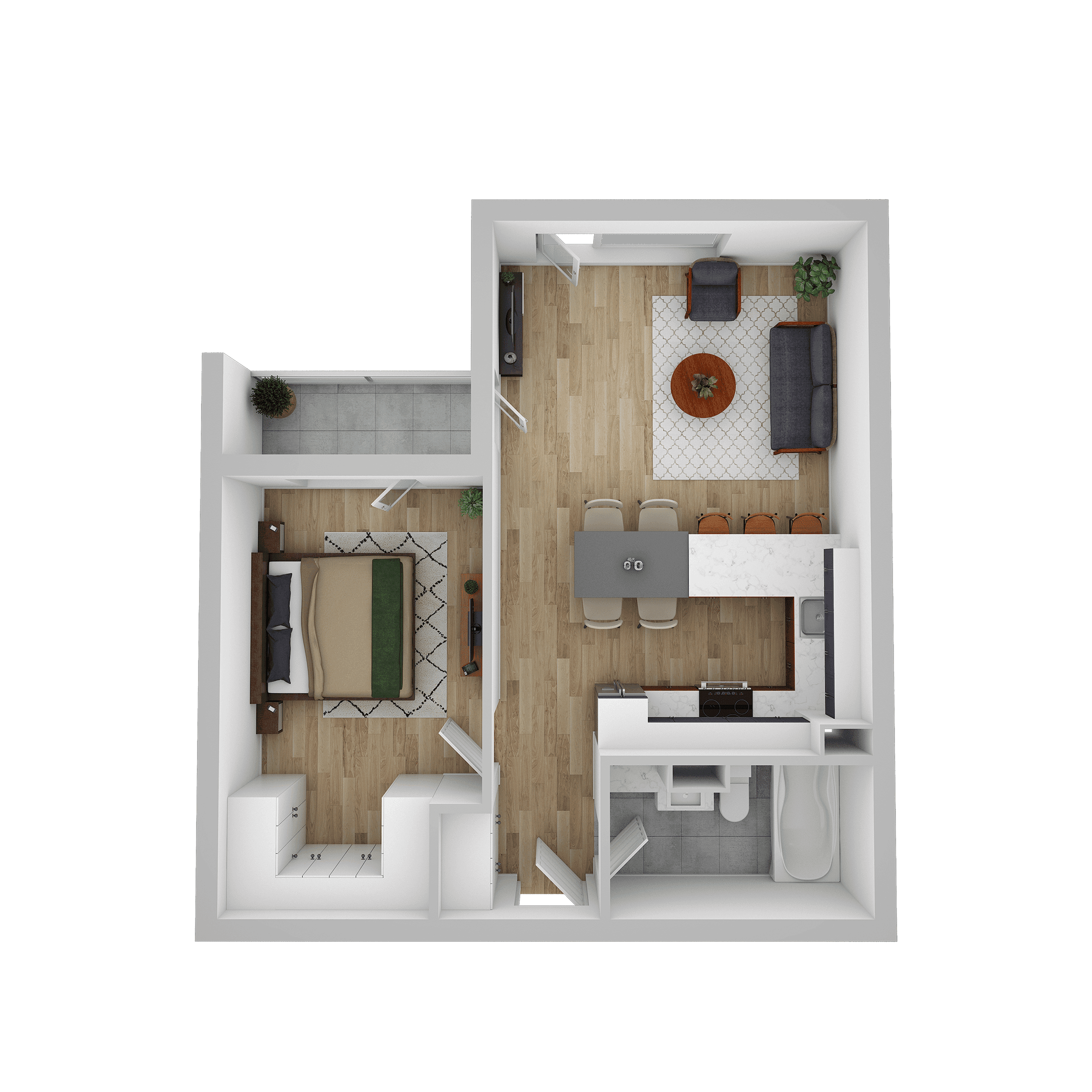 Plan apartament A 509