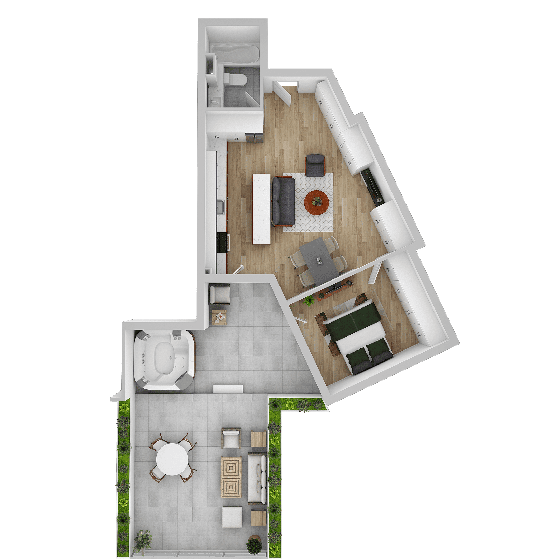 Plan apartament E 109