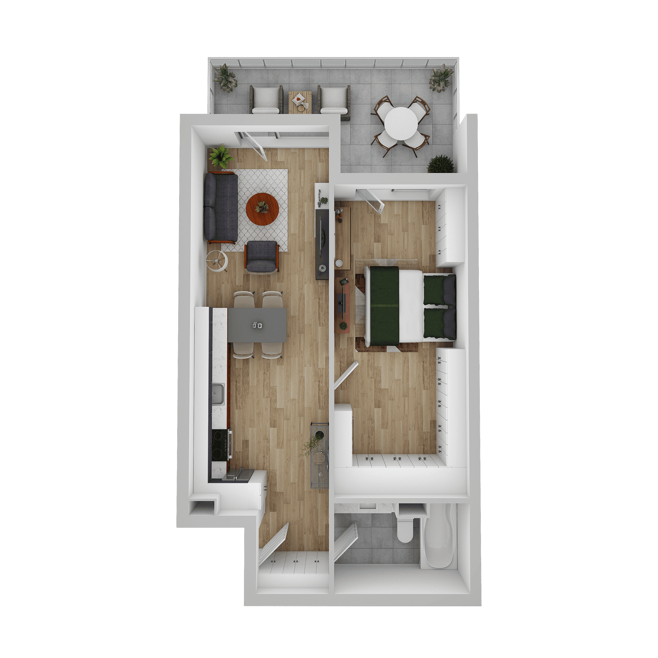 Plan apartament A 906