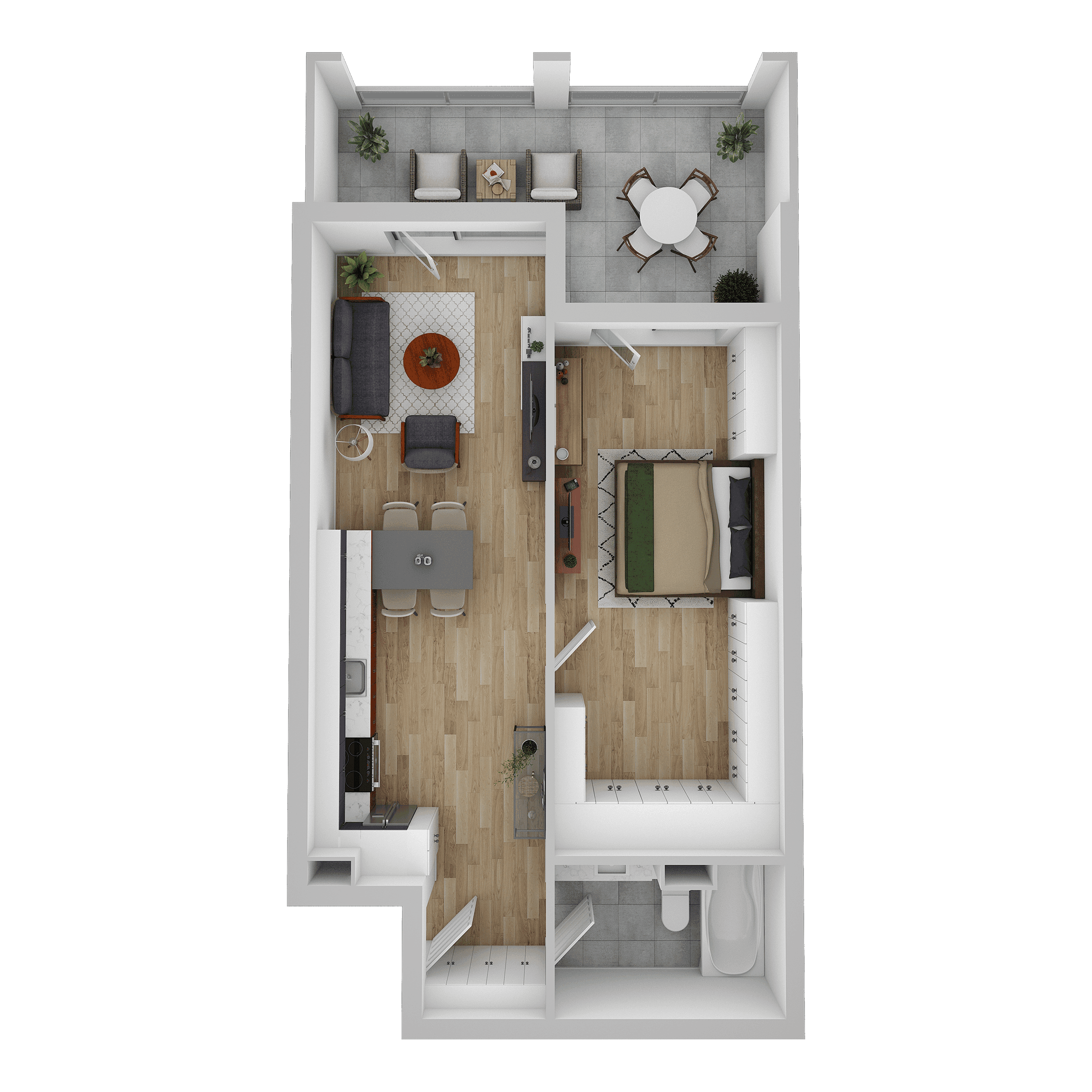 Plan apartament A 806