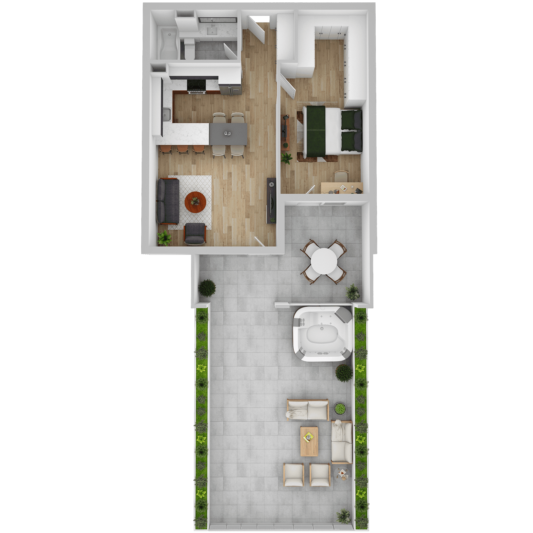 Plan apartament A 112