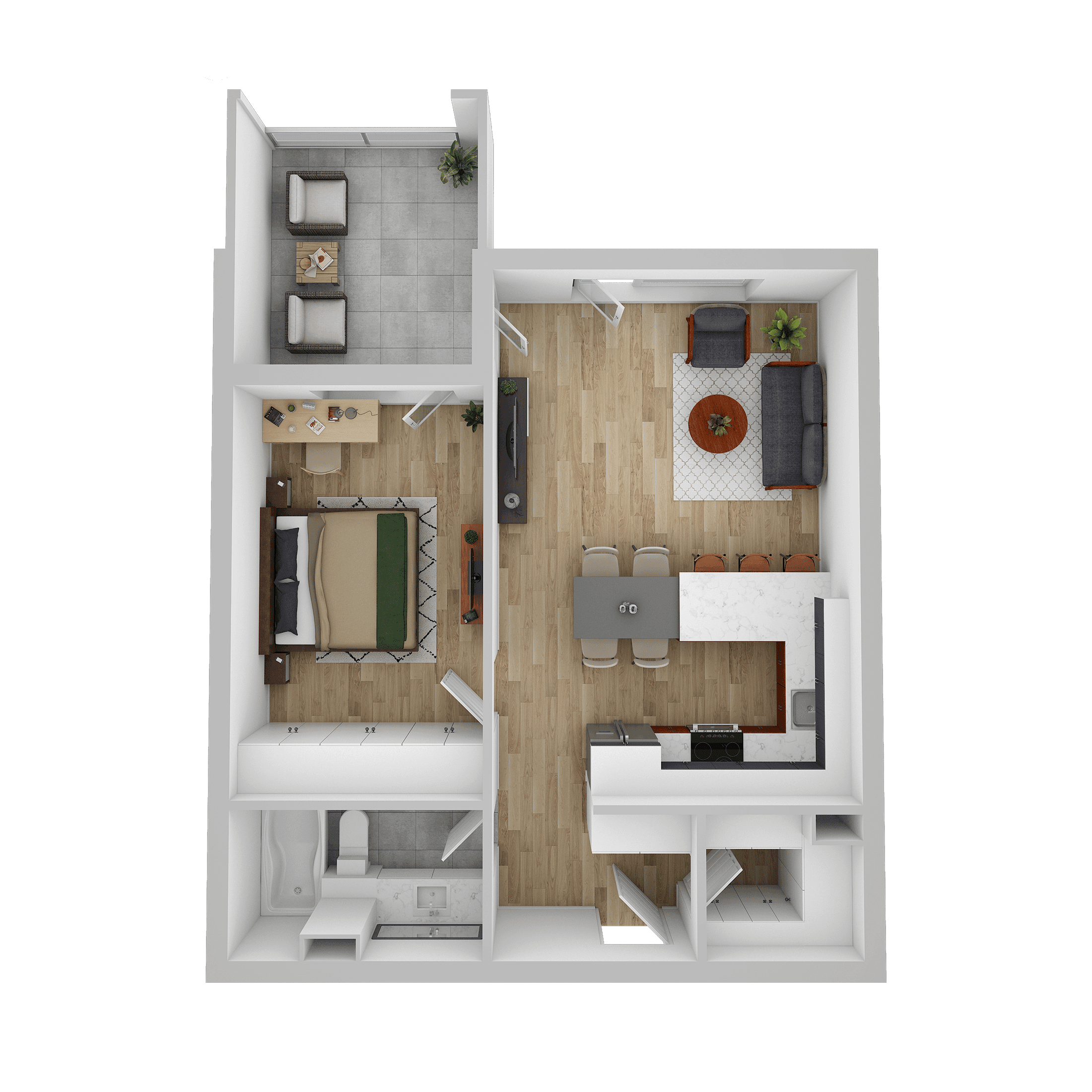 Plan apartament E 601