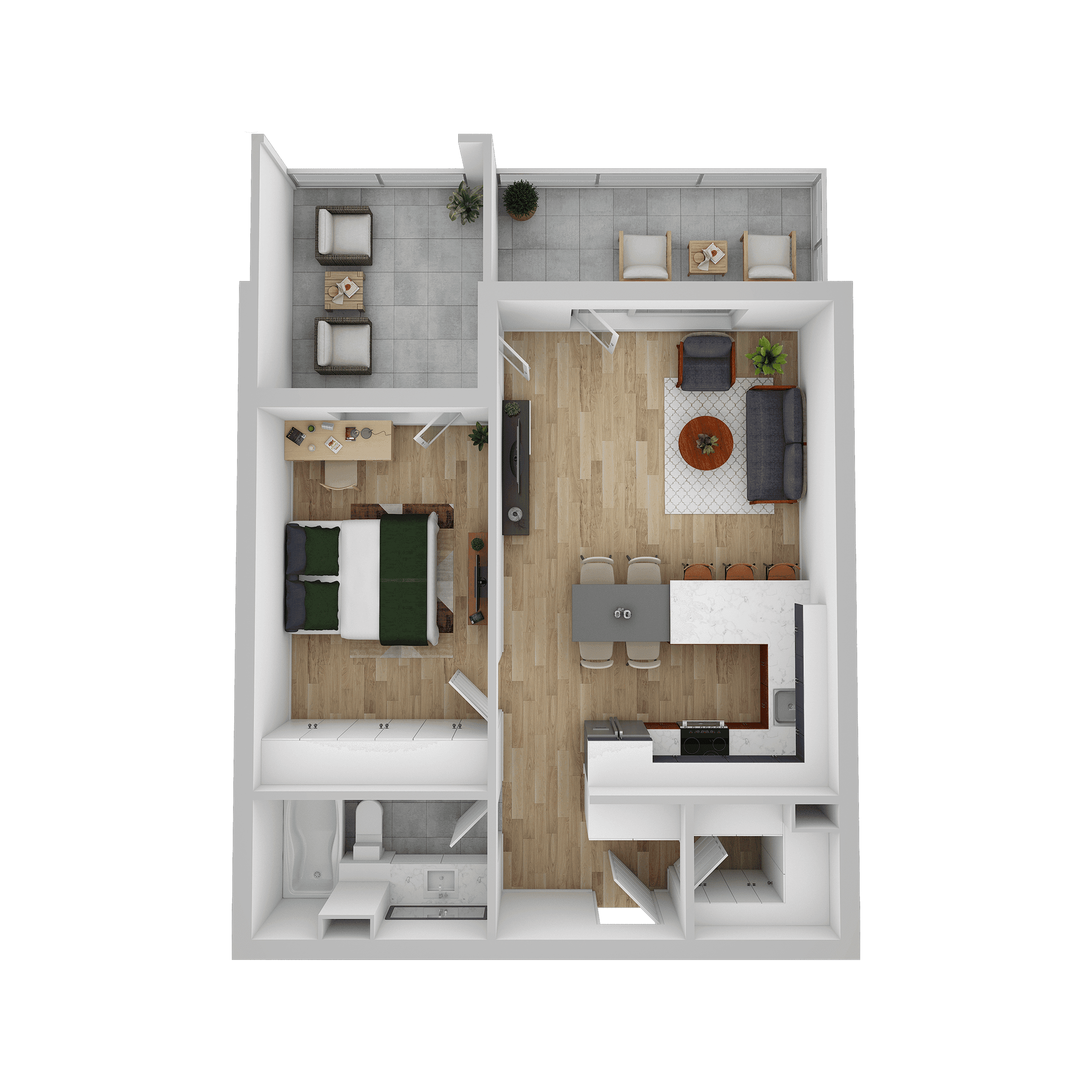 Plan apartament E 301