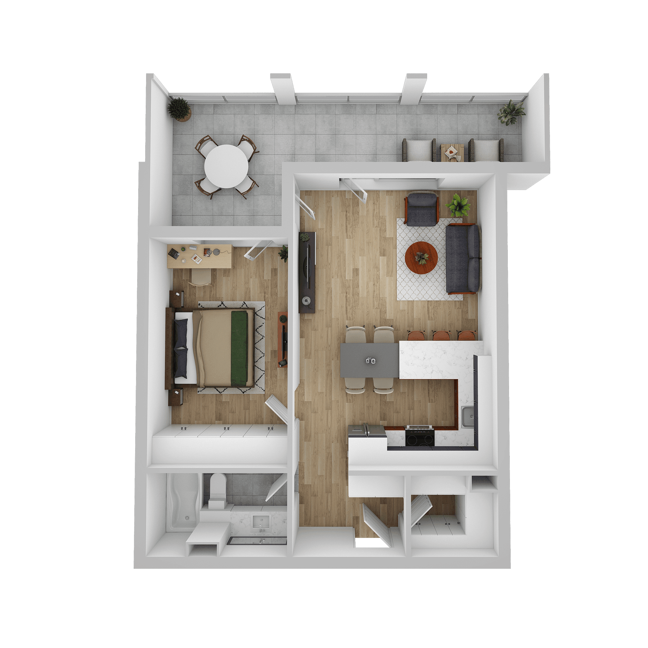 Plan apartament E 101