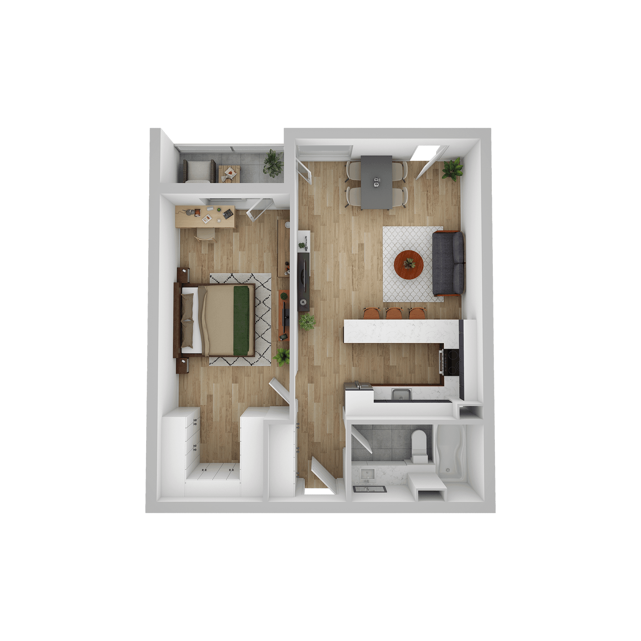 Plan apartament A 505