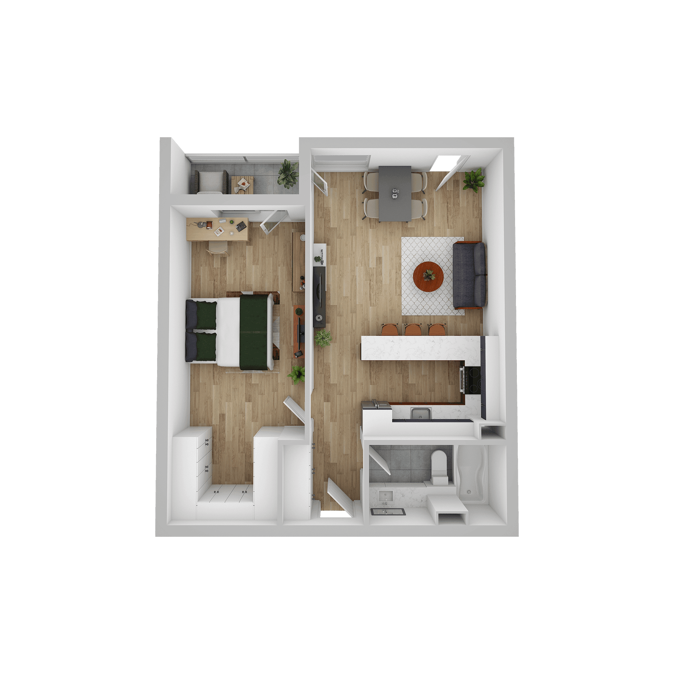 Plan apartament A 705