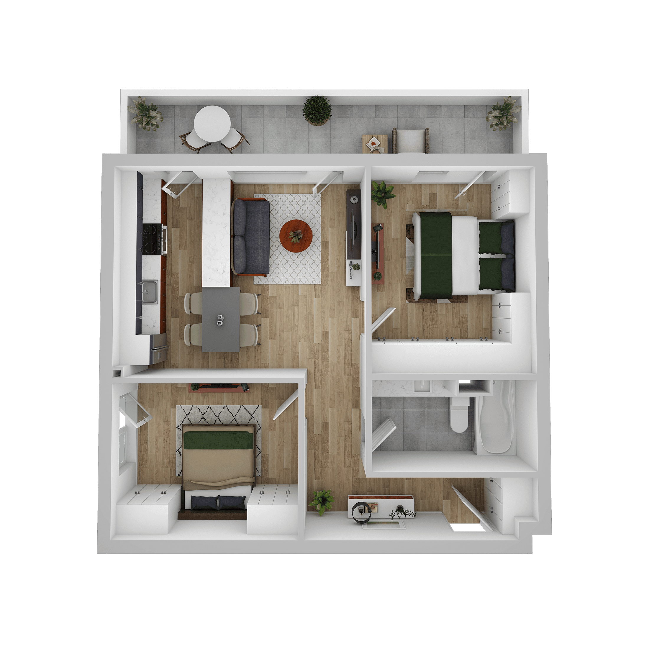 Plan apartament C 903