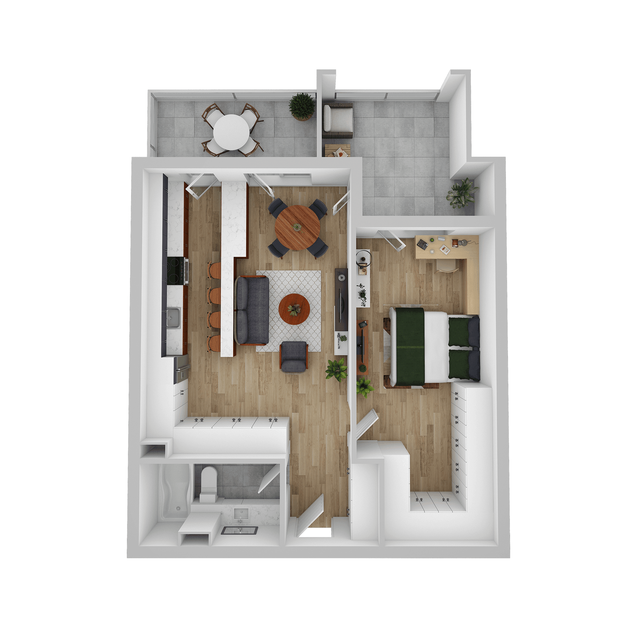 Plan apartament E 302