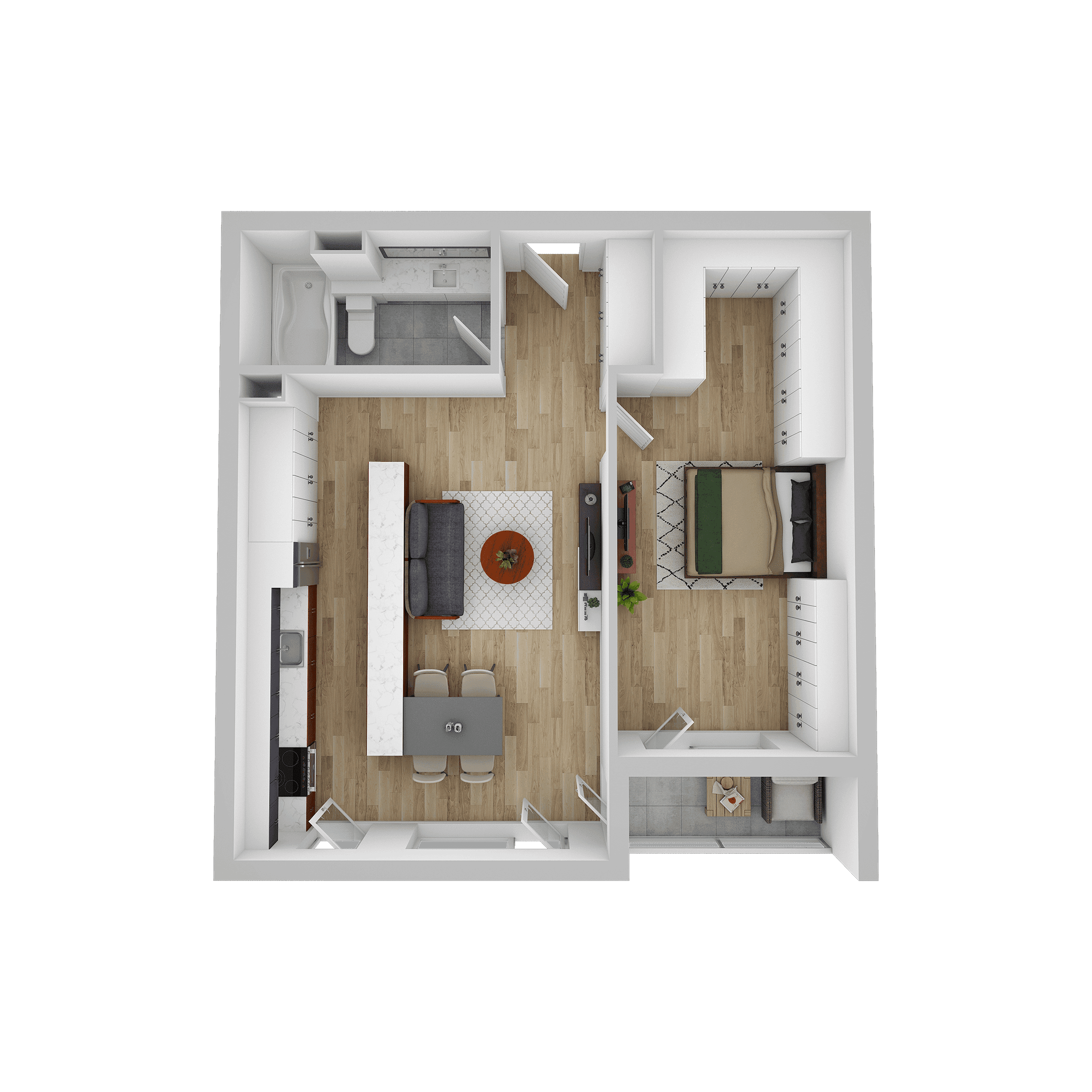 Plan apartament A 901