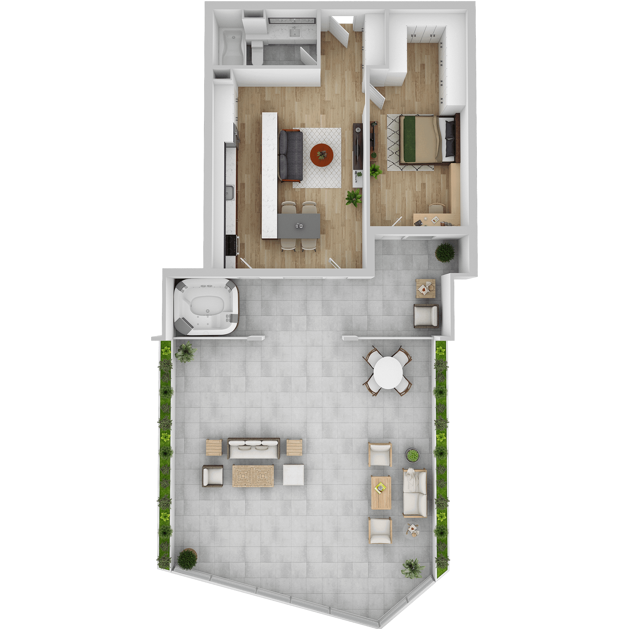 Plan apartament A 101