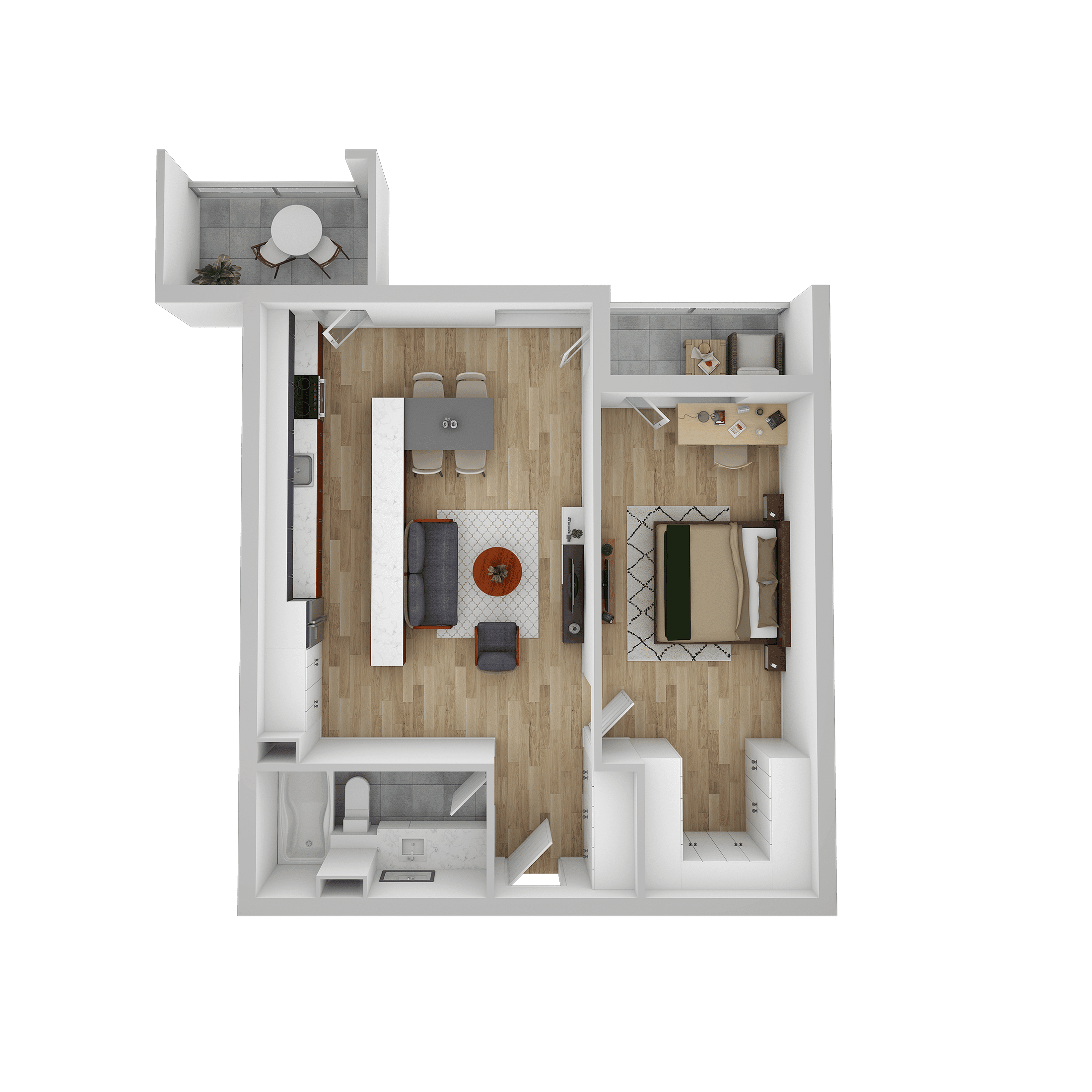 Plan apartament A 504