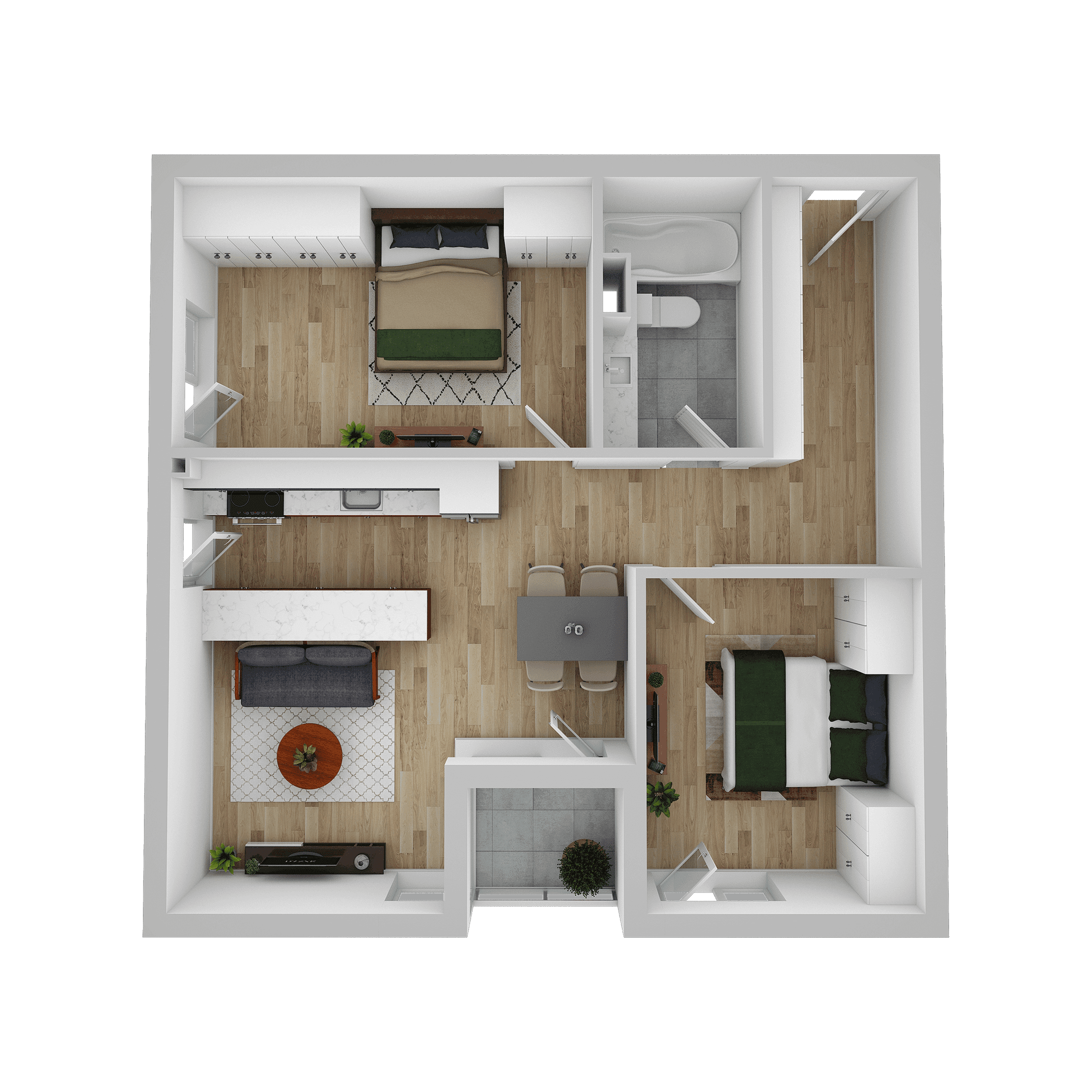 Plan apartament A 902