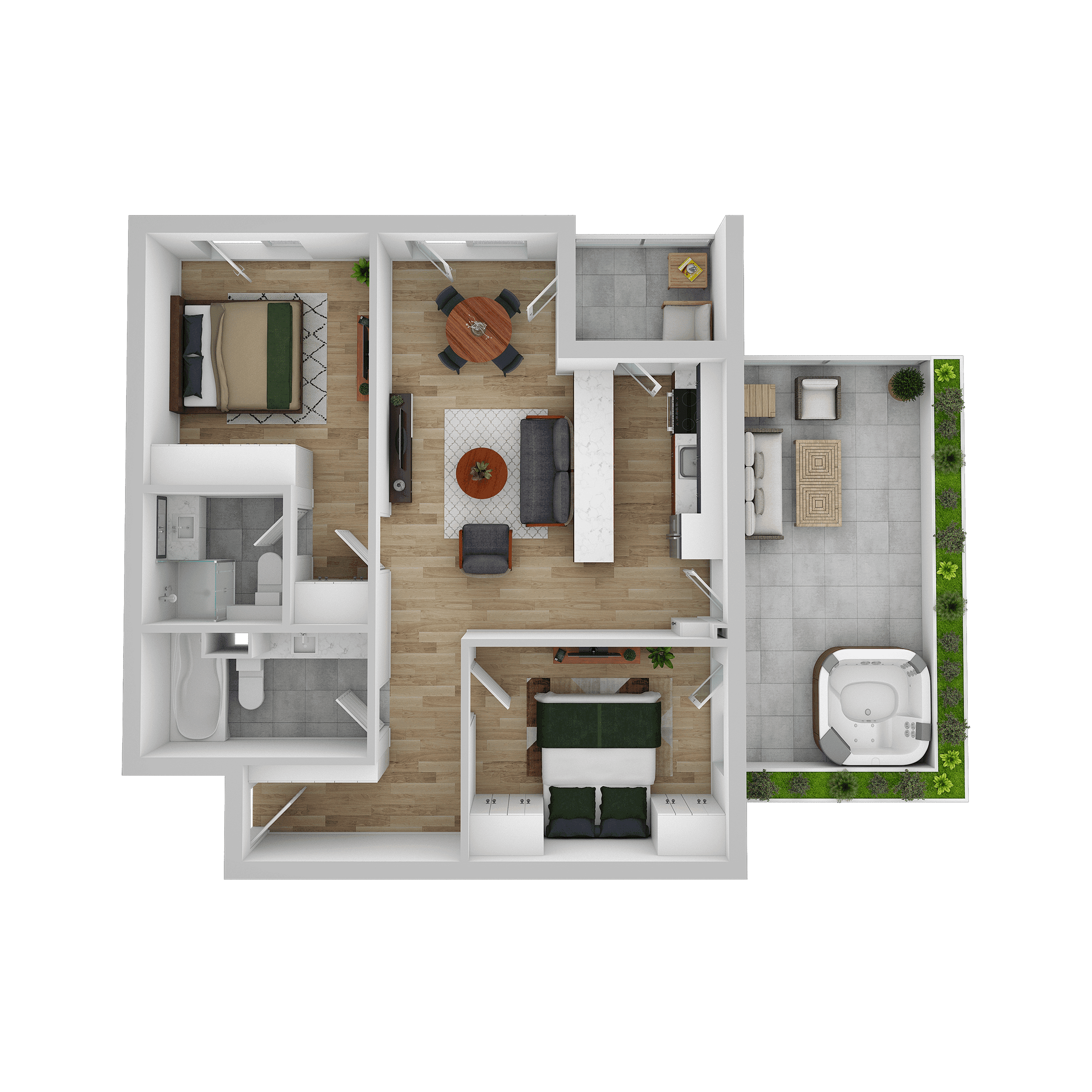 Plan apartament A 110