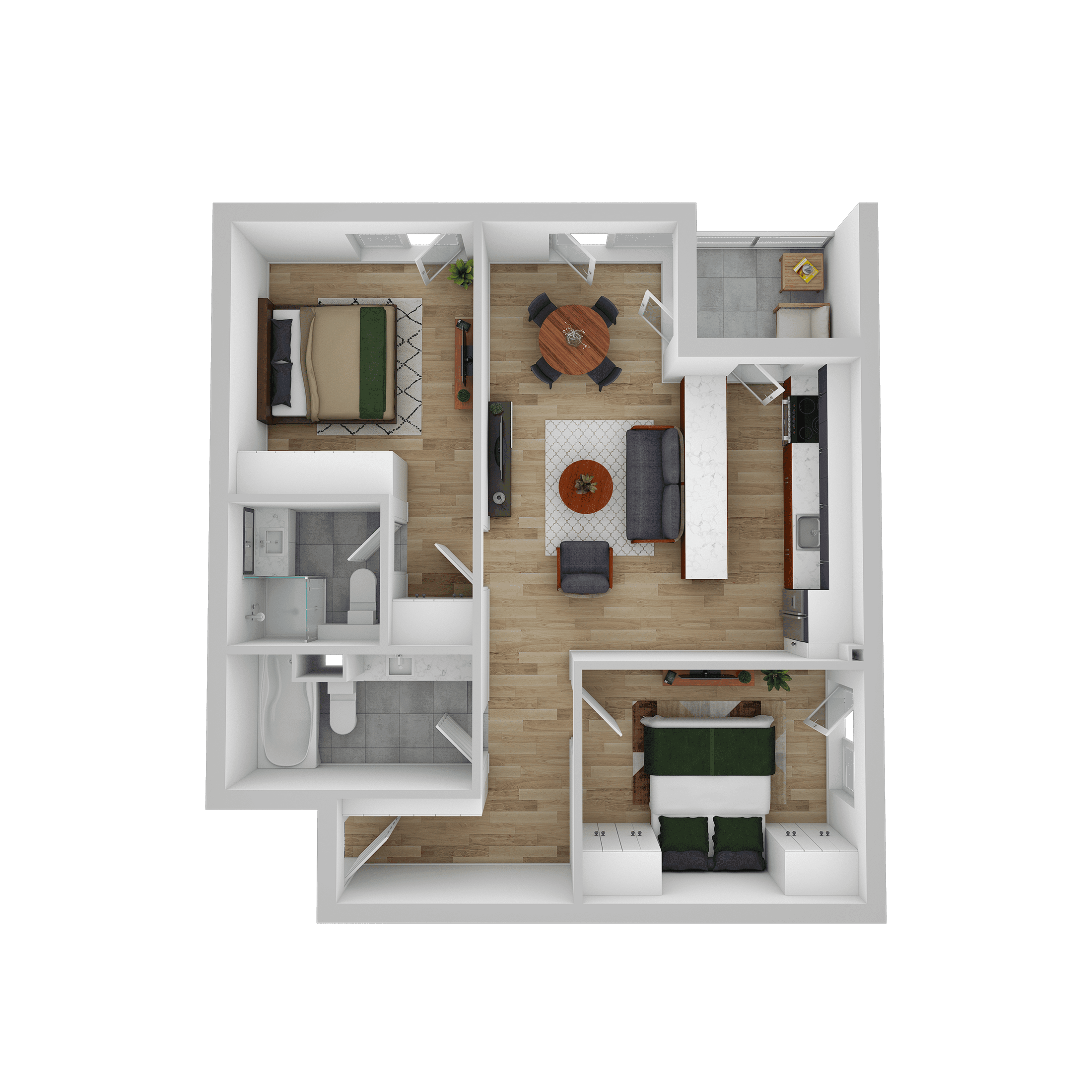 Plan apartament A 210