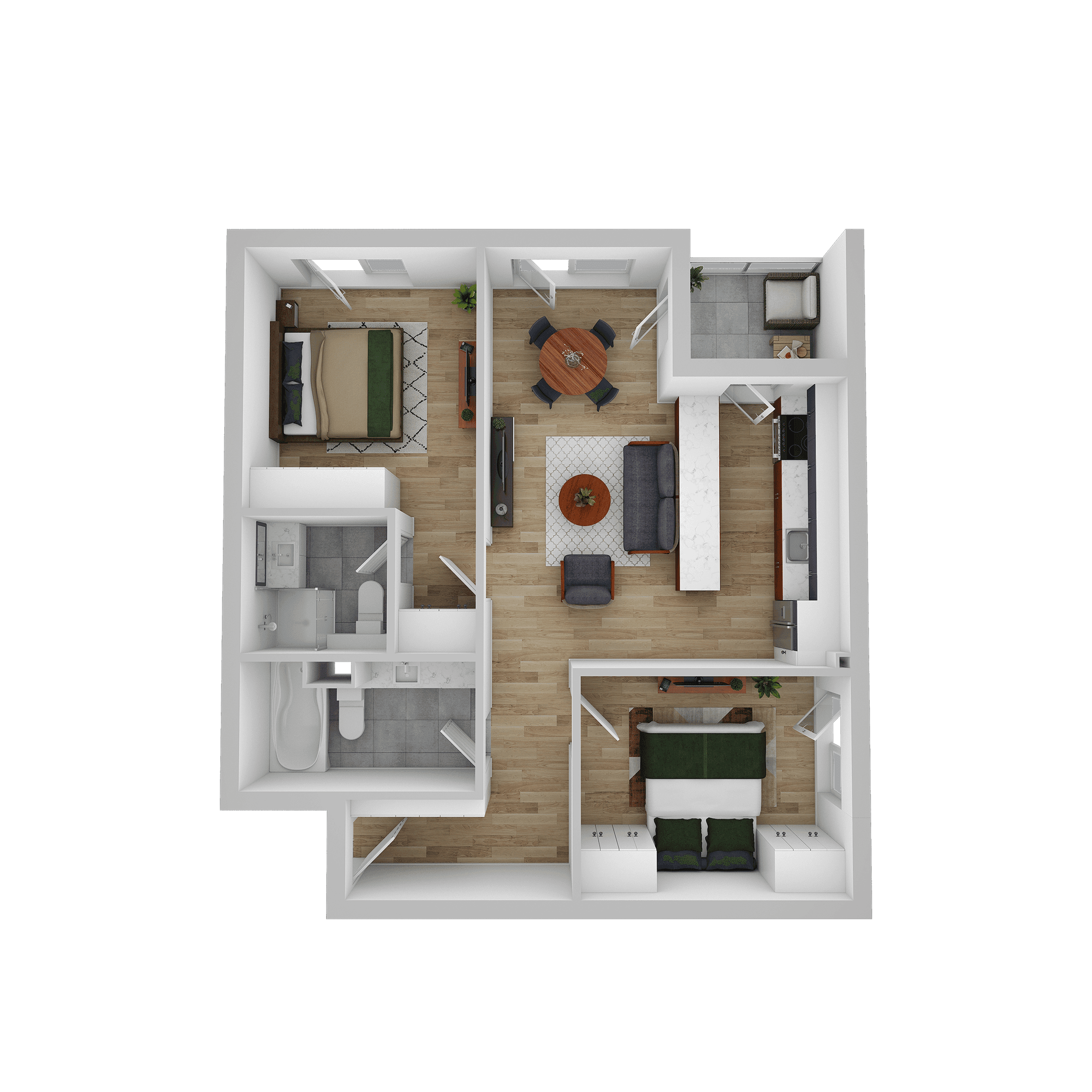 Plan apartament A 310