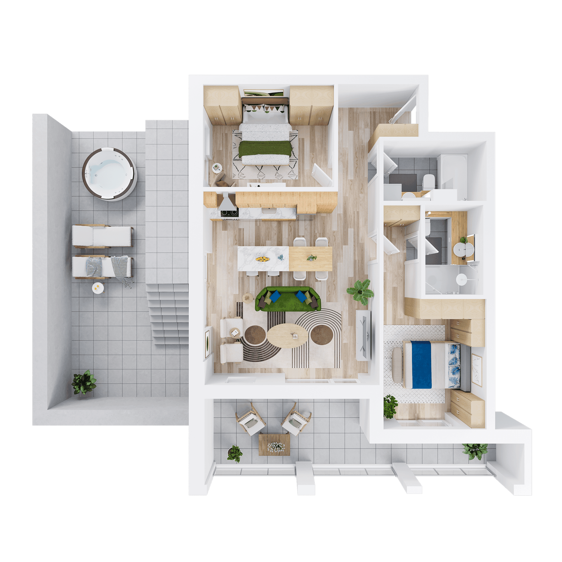 Plan apartament C 902