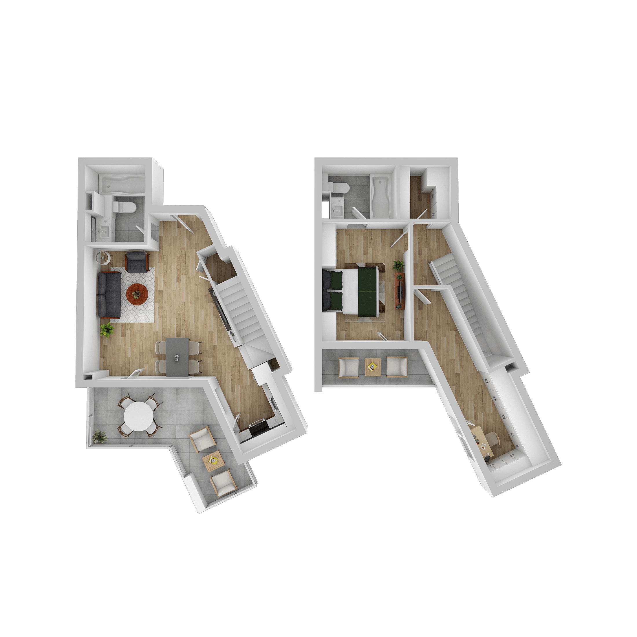 Plan apartament E 709