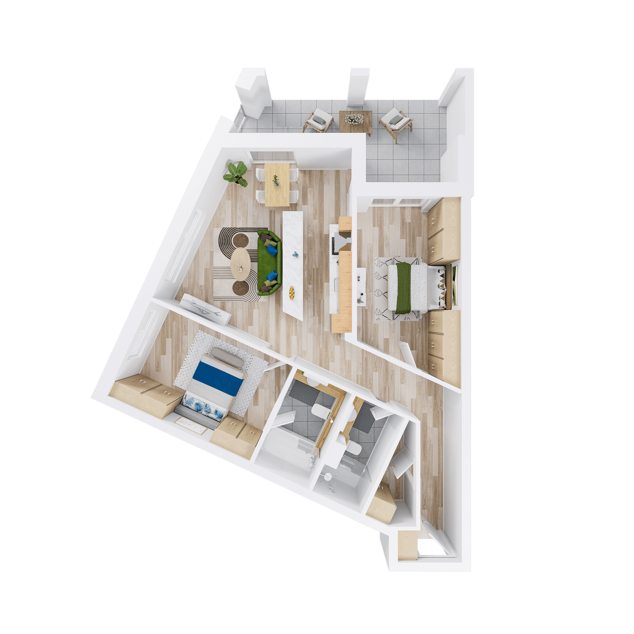 Plan apartament E 111