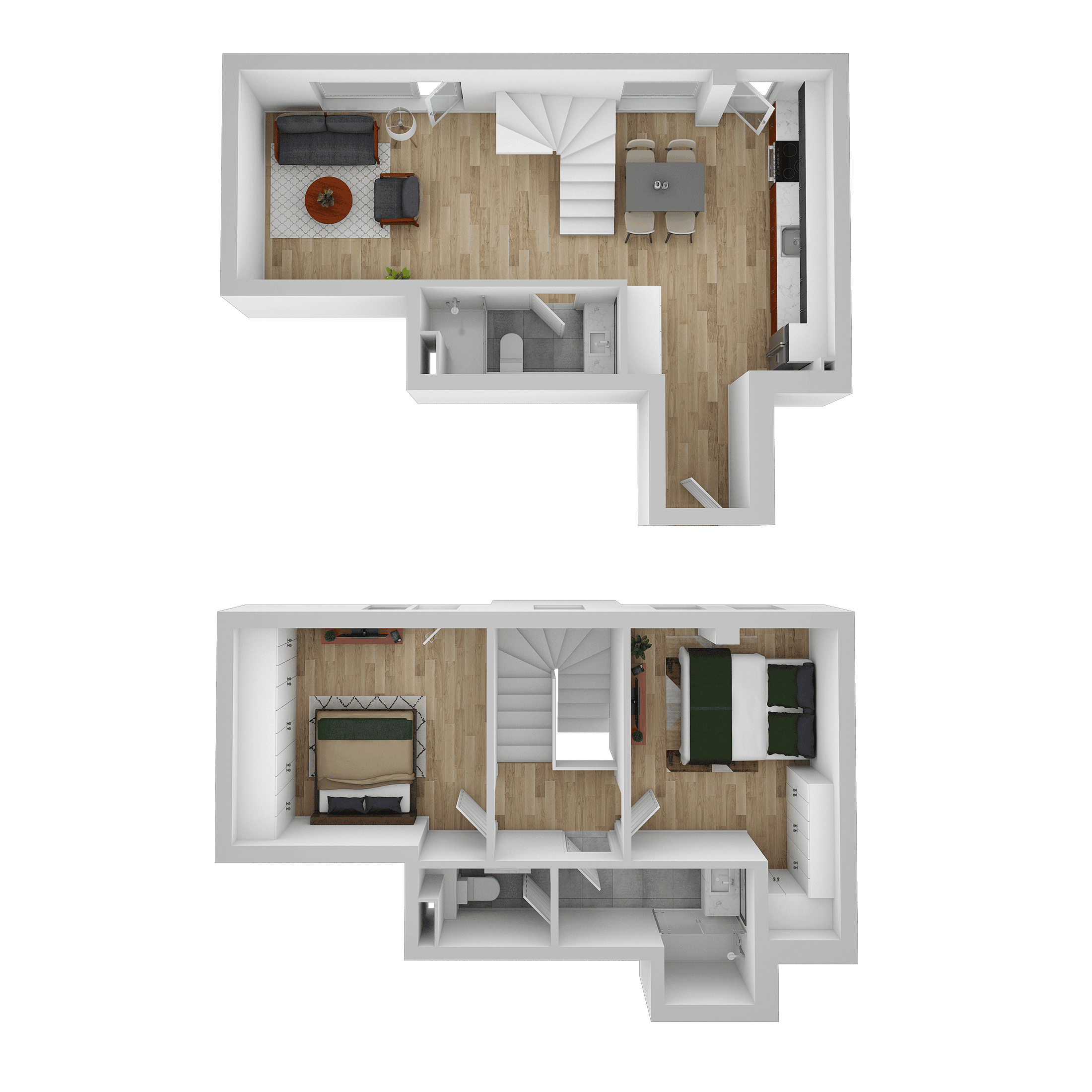 Plan apartament B 701