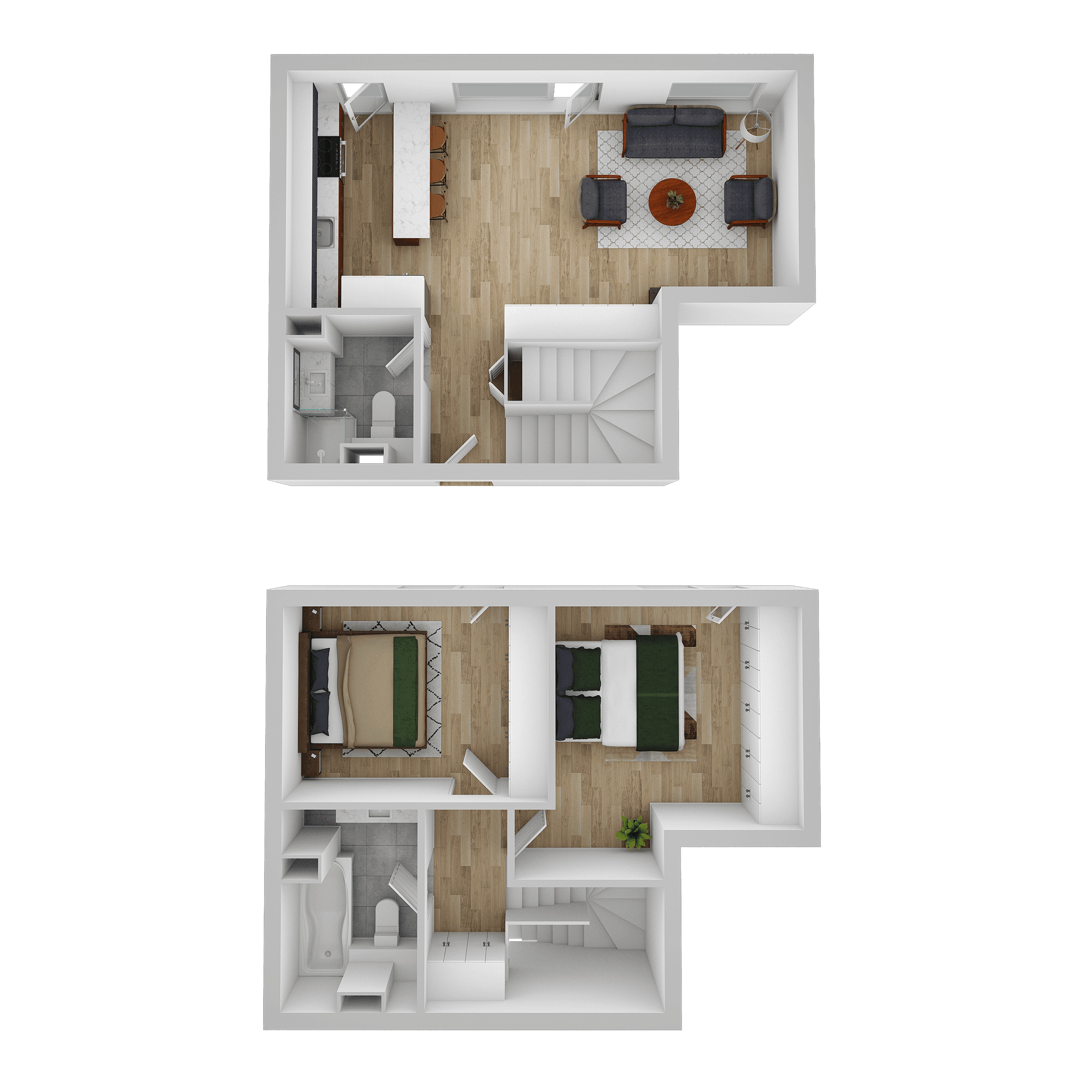 Plan apartament E 704