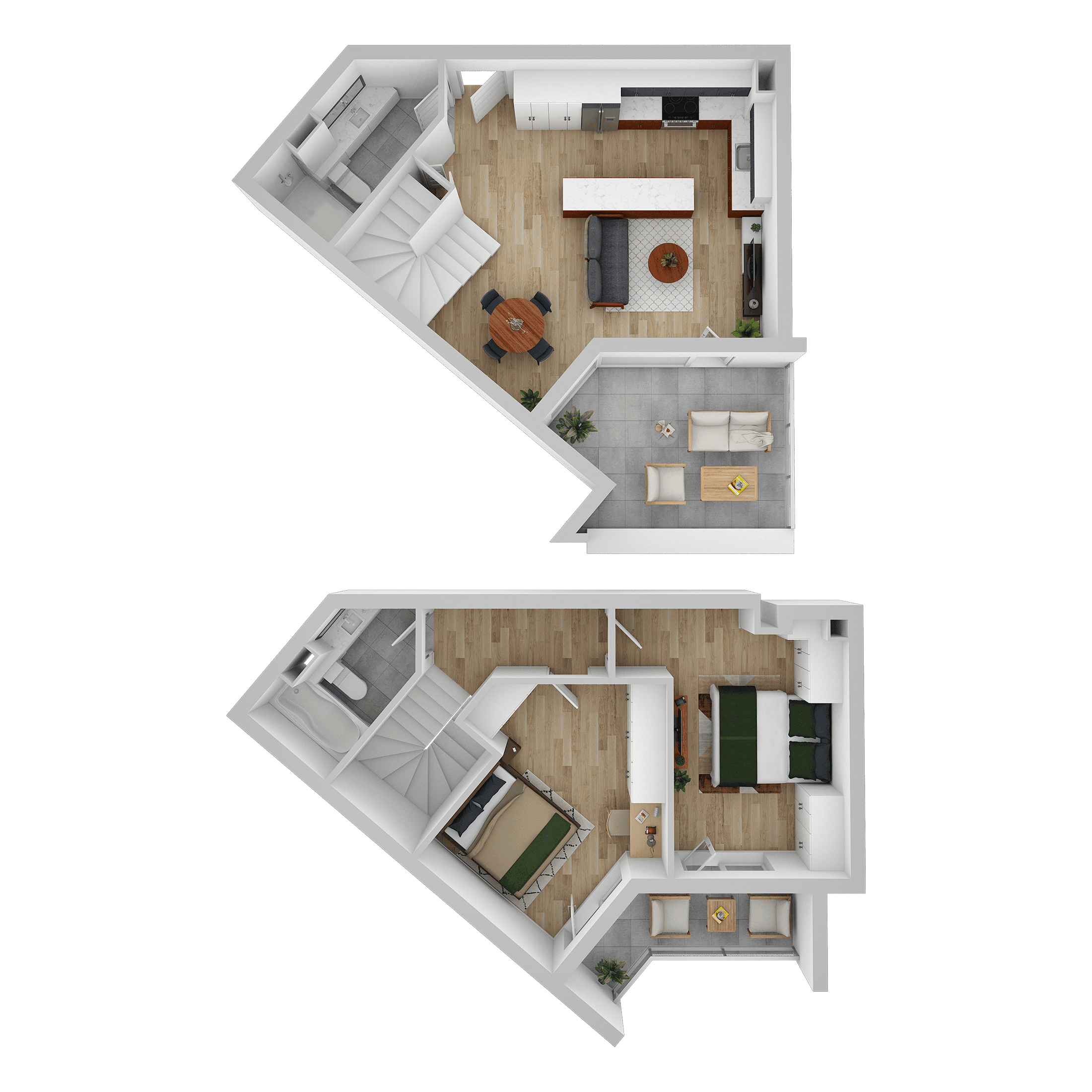 Plan apartament A 713