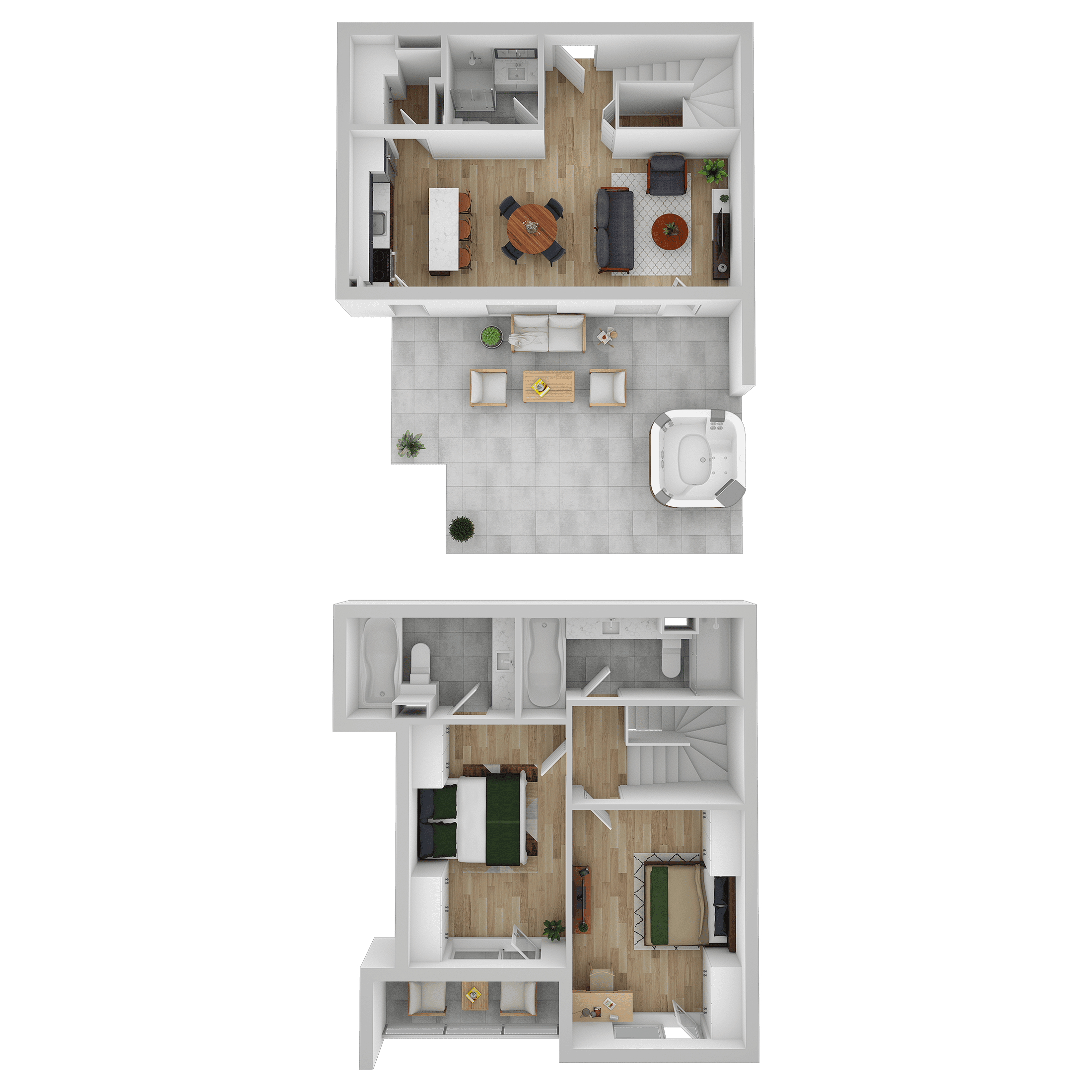 Plan apartament A 712