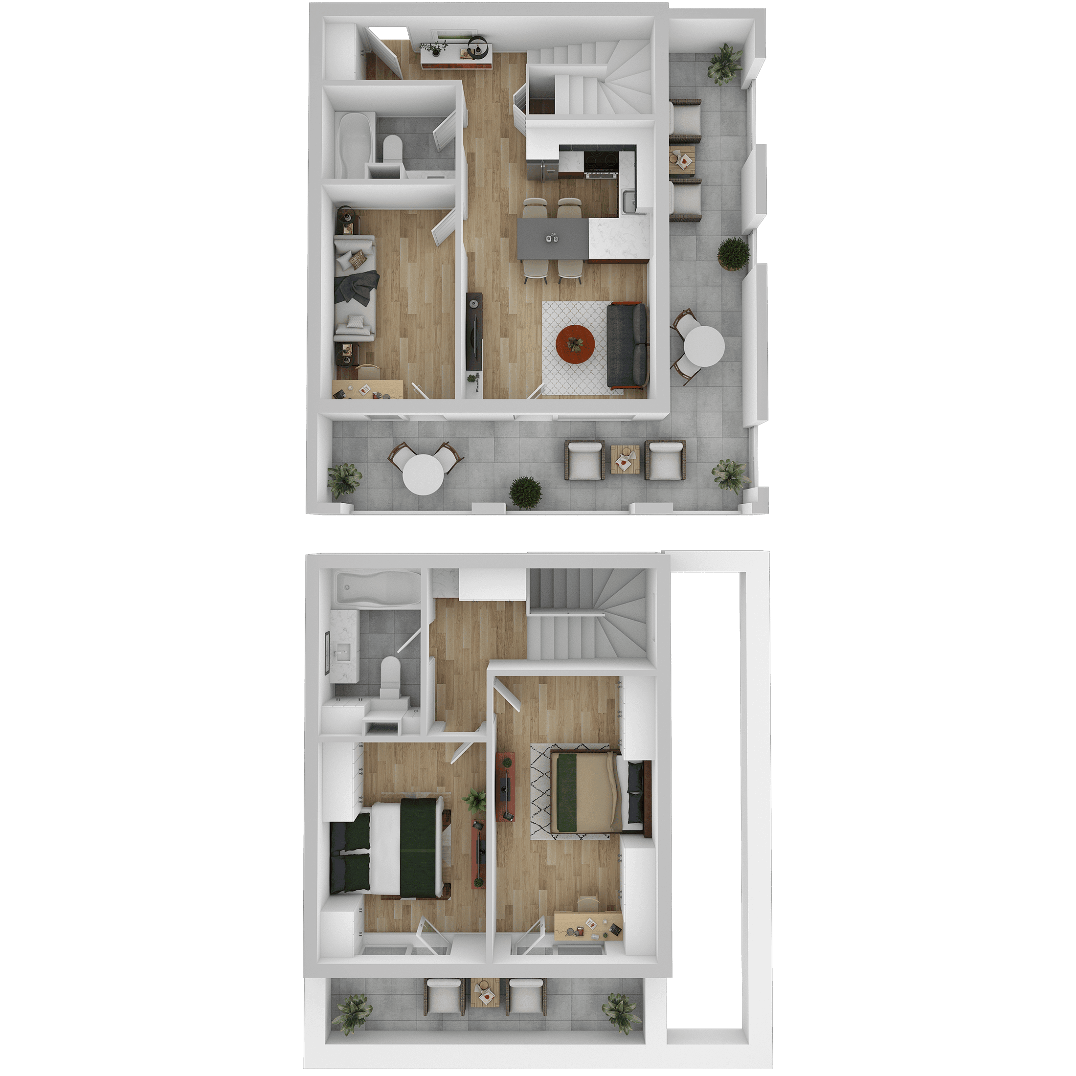 Plan apartament B 704