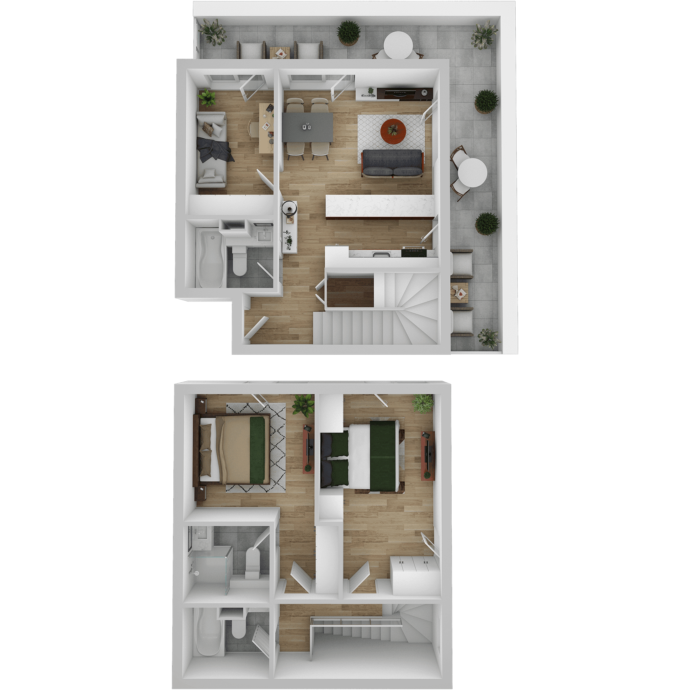 Plan apartament A 710