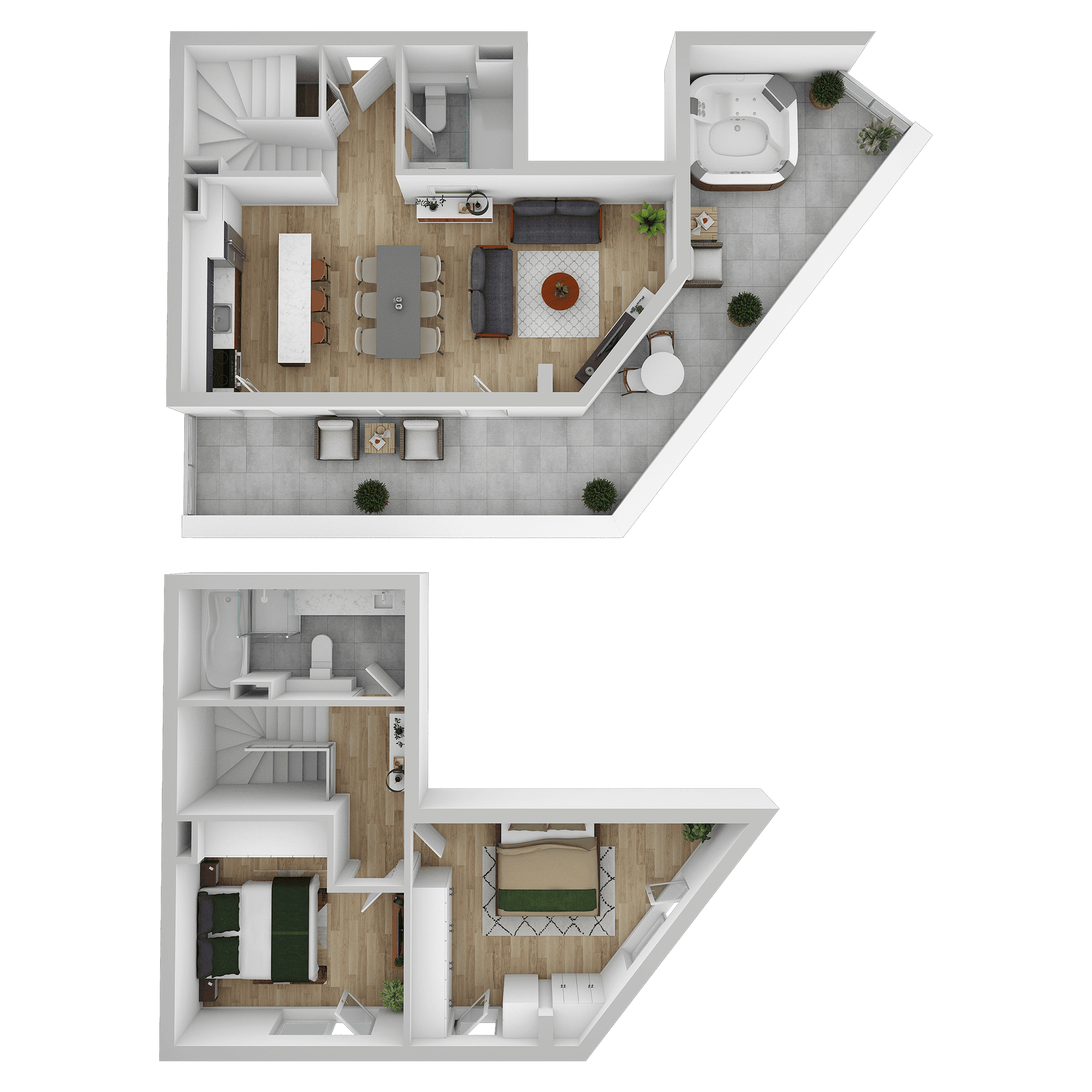 Plan apartament E 706