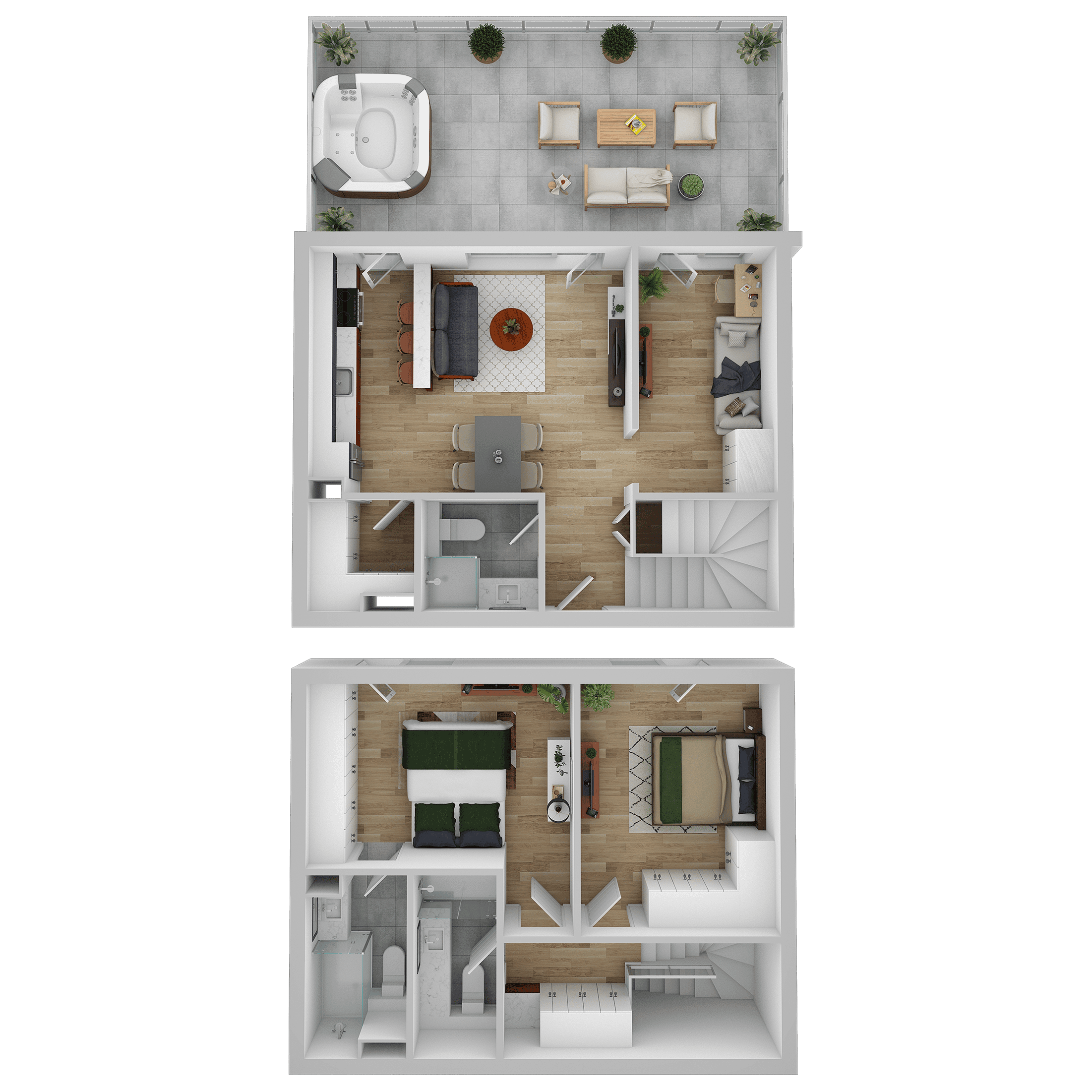 Plan apartament E 703