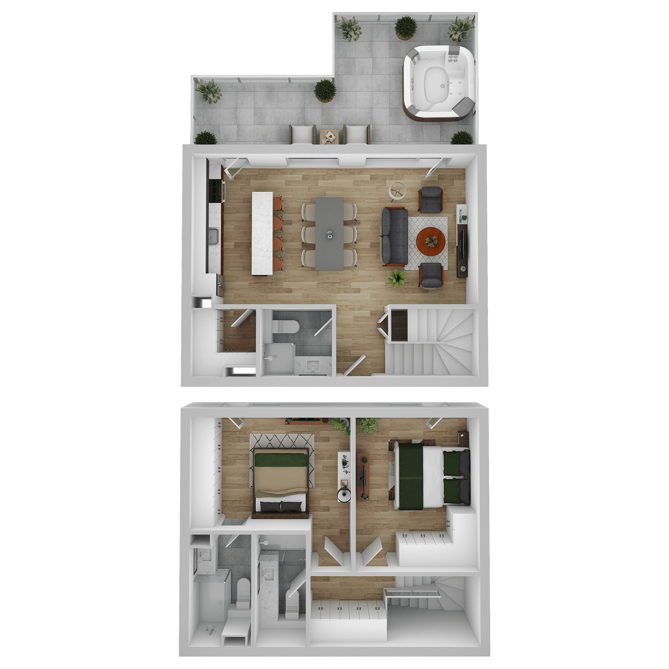 Plan apartament E 702