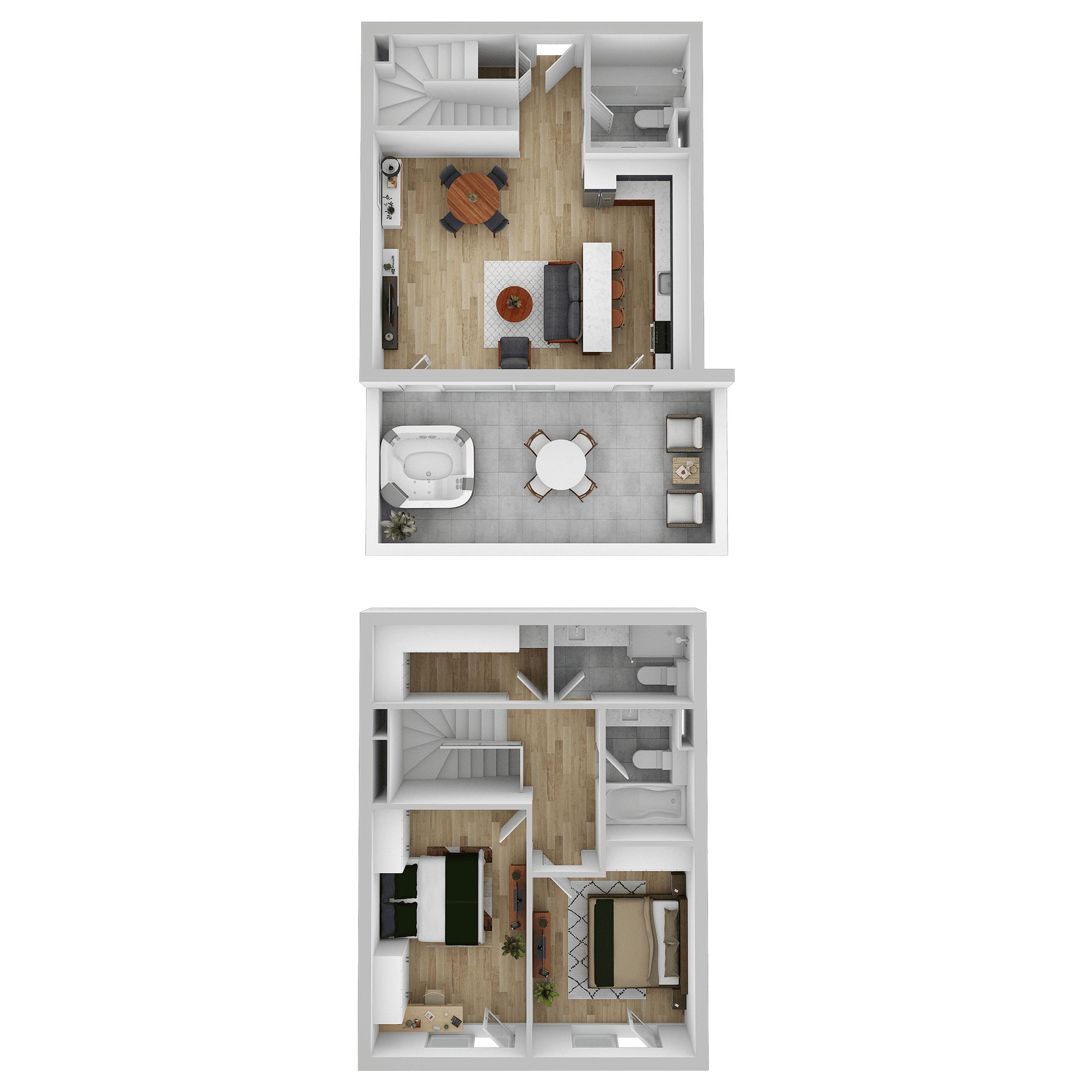 Plan apartament D 702