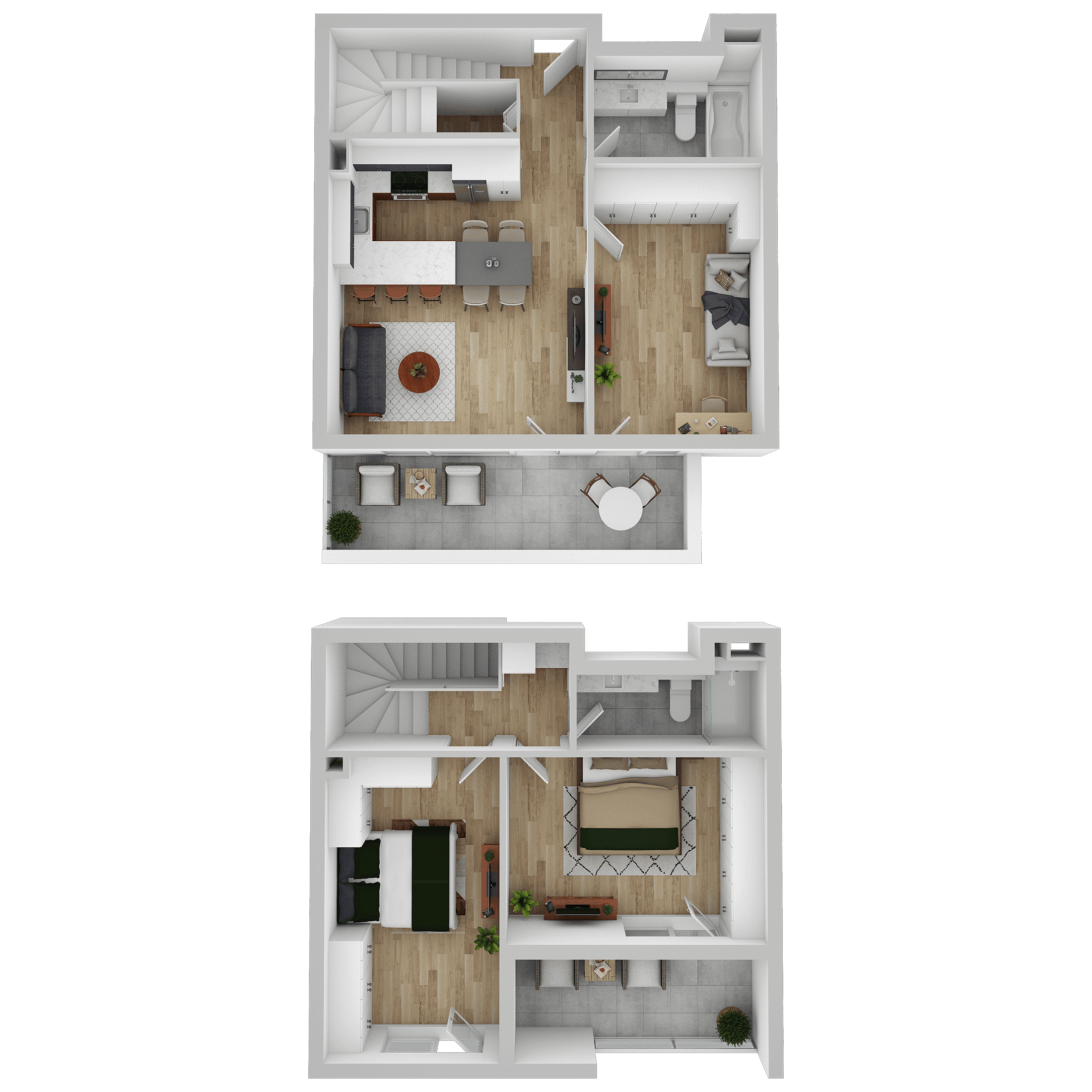 Plan apartament B 706