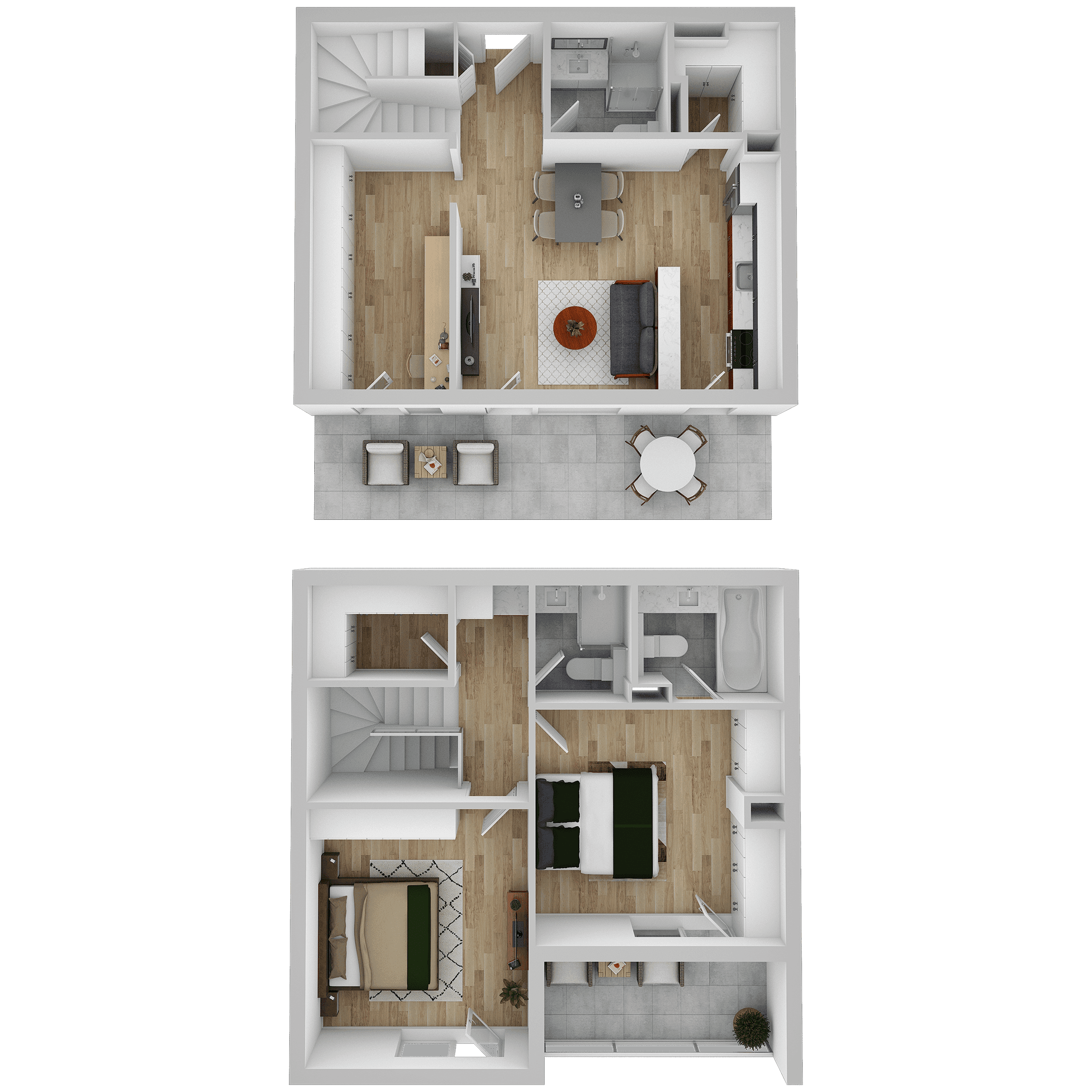 Plan apartament E 707