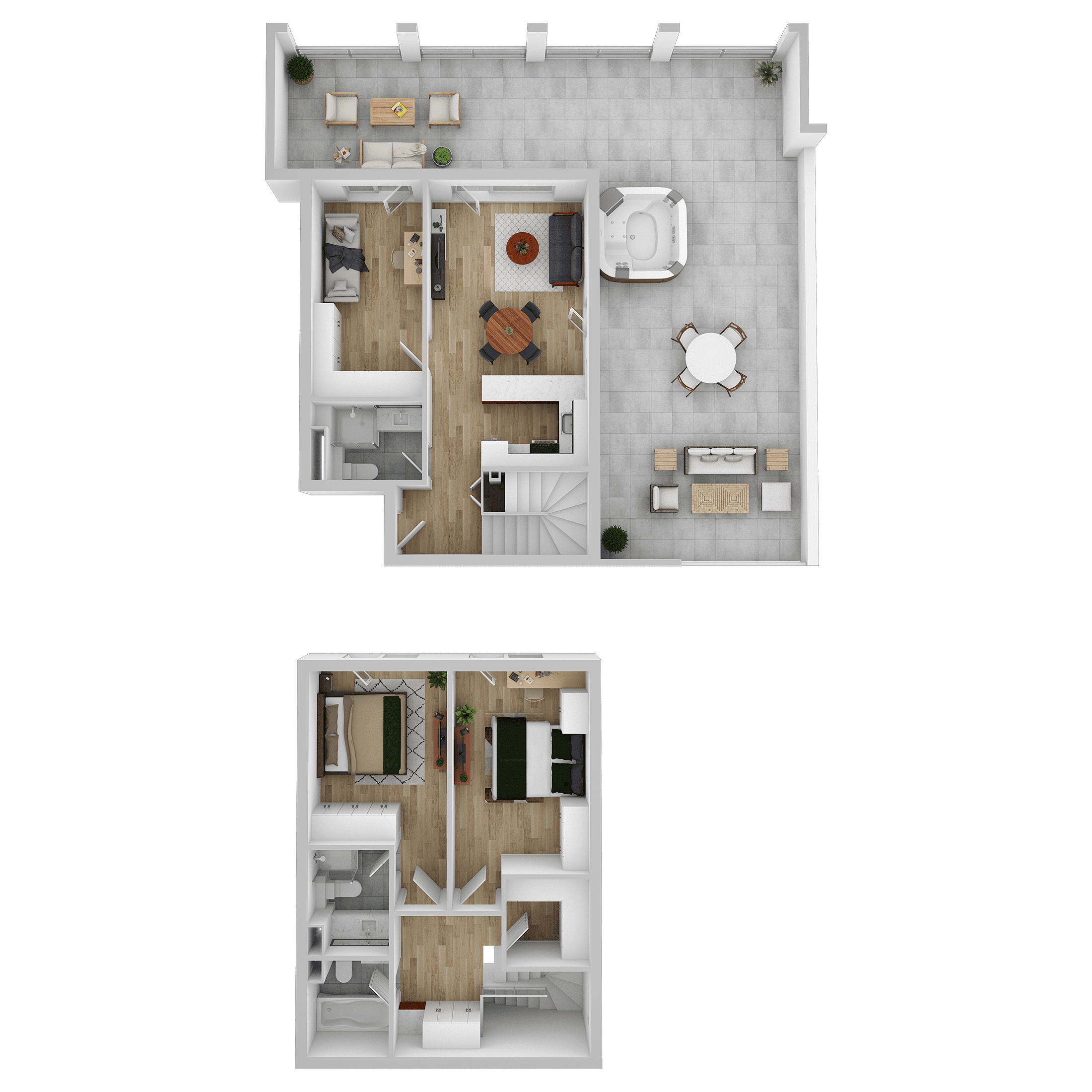 Plan apartament B 703