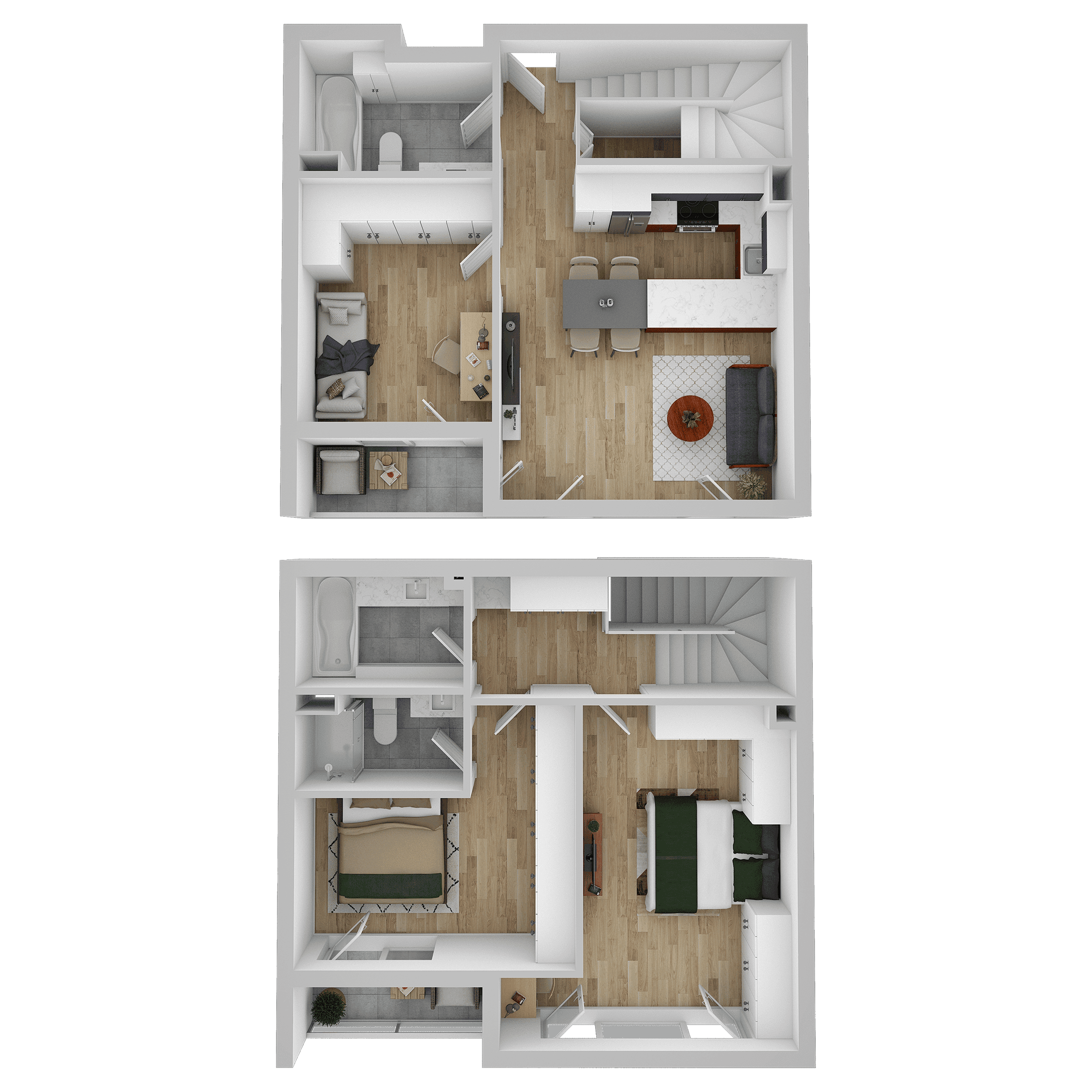 Plan apartament B 705