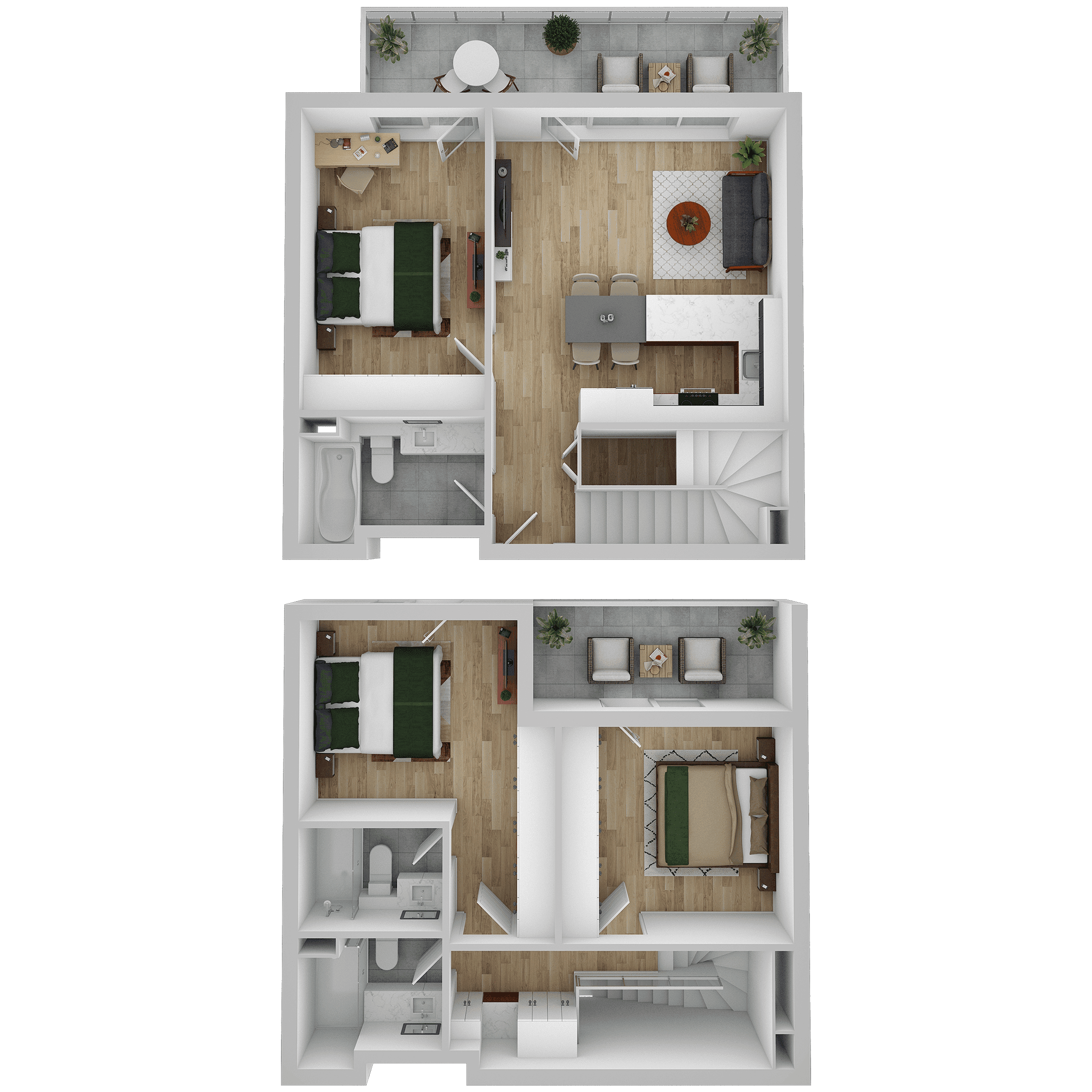 Plan apartament D 706