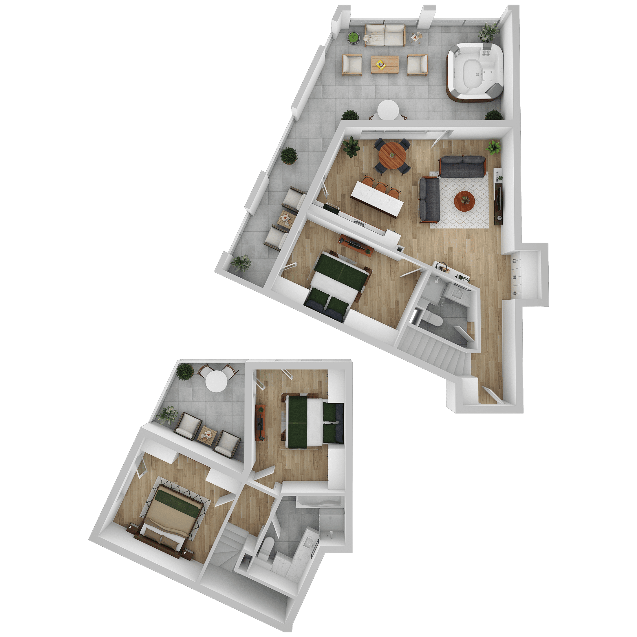 Plan apartament E 711