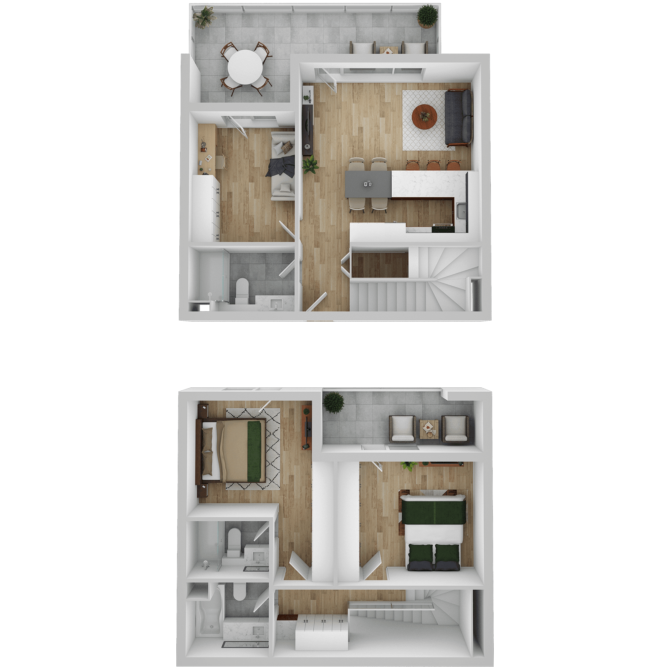 Plan apartament D 707