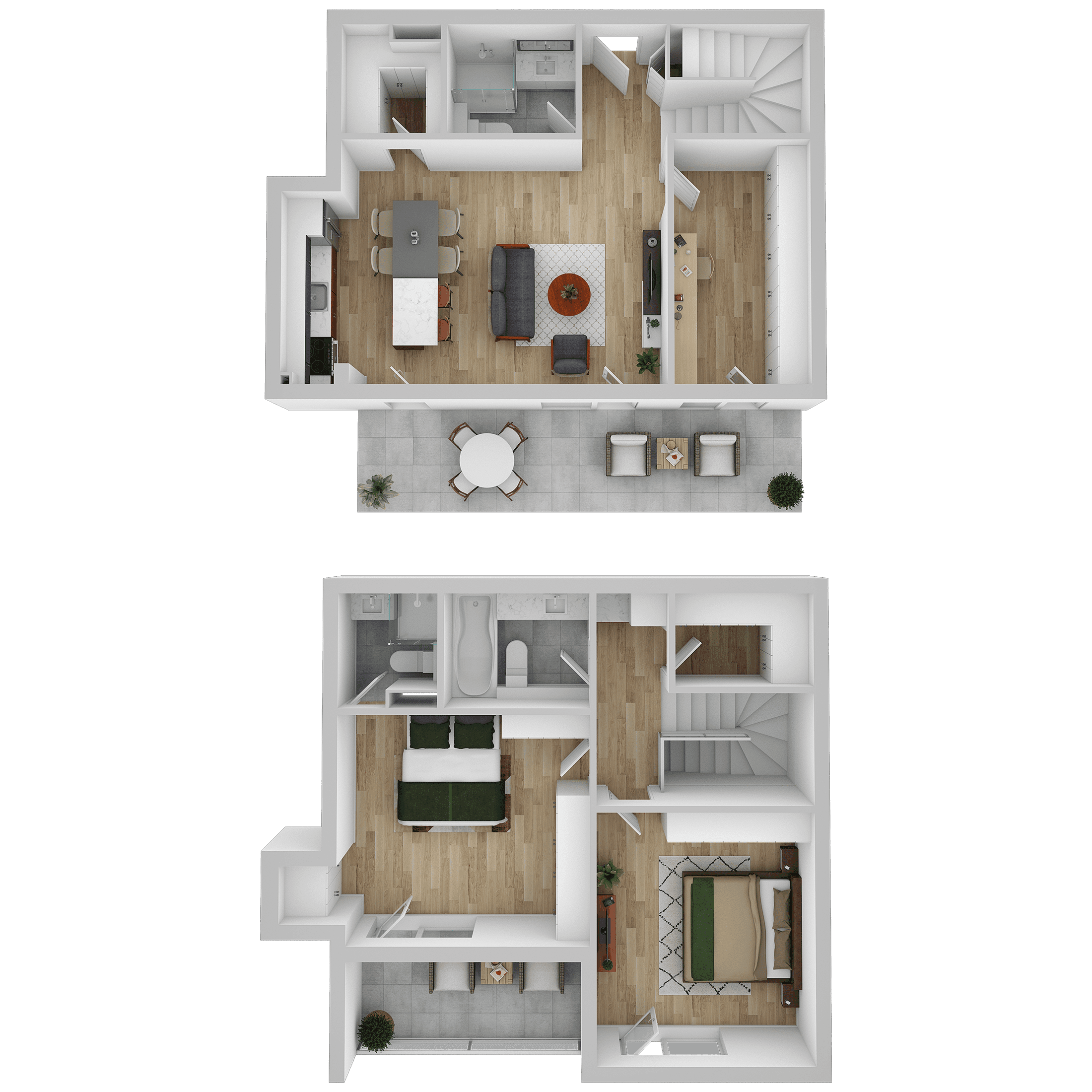 Plan apartament E 708