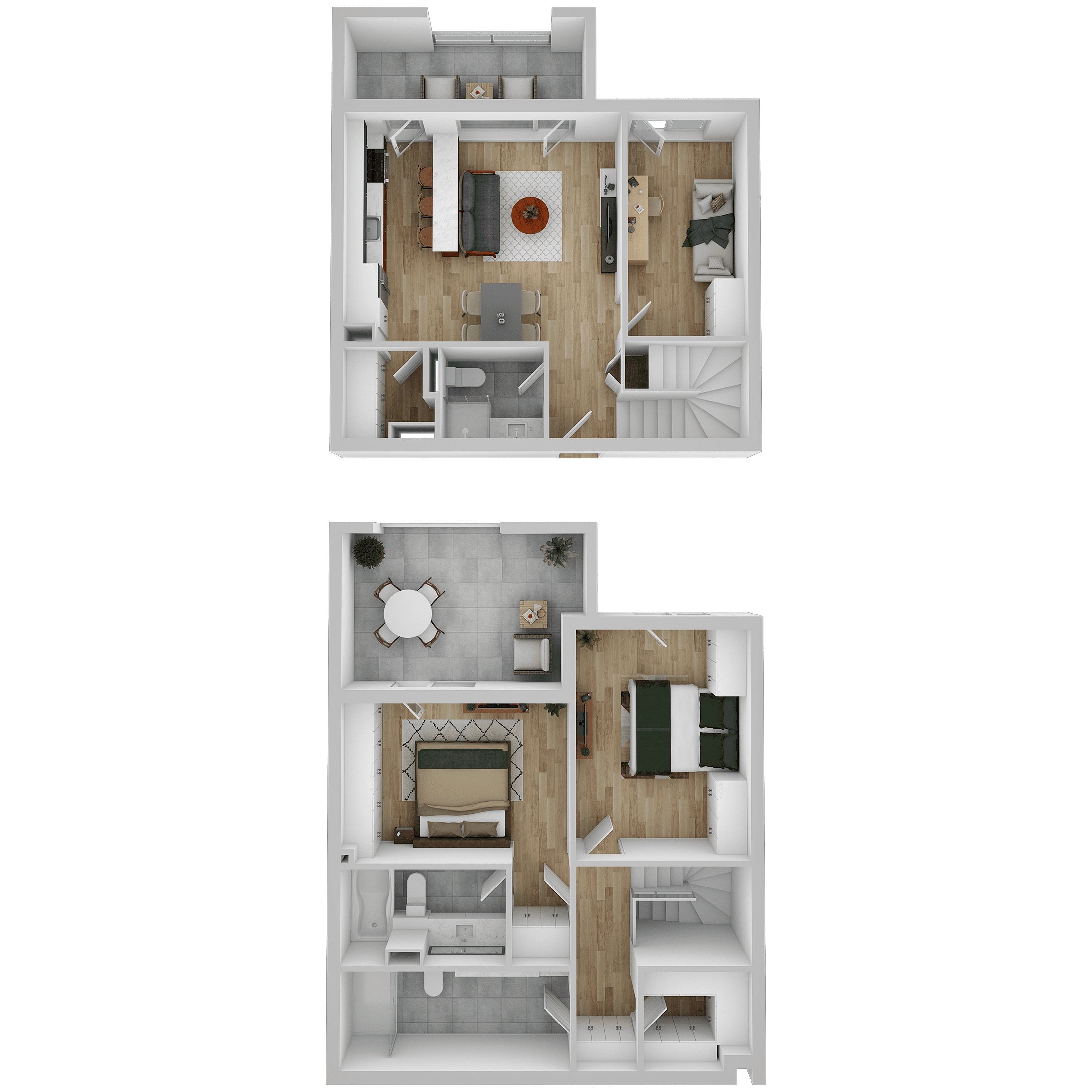 Plan apartament A 708