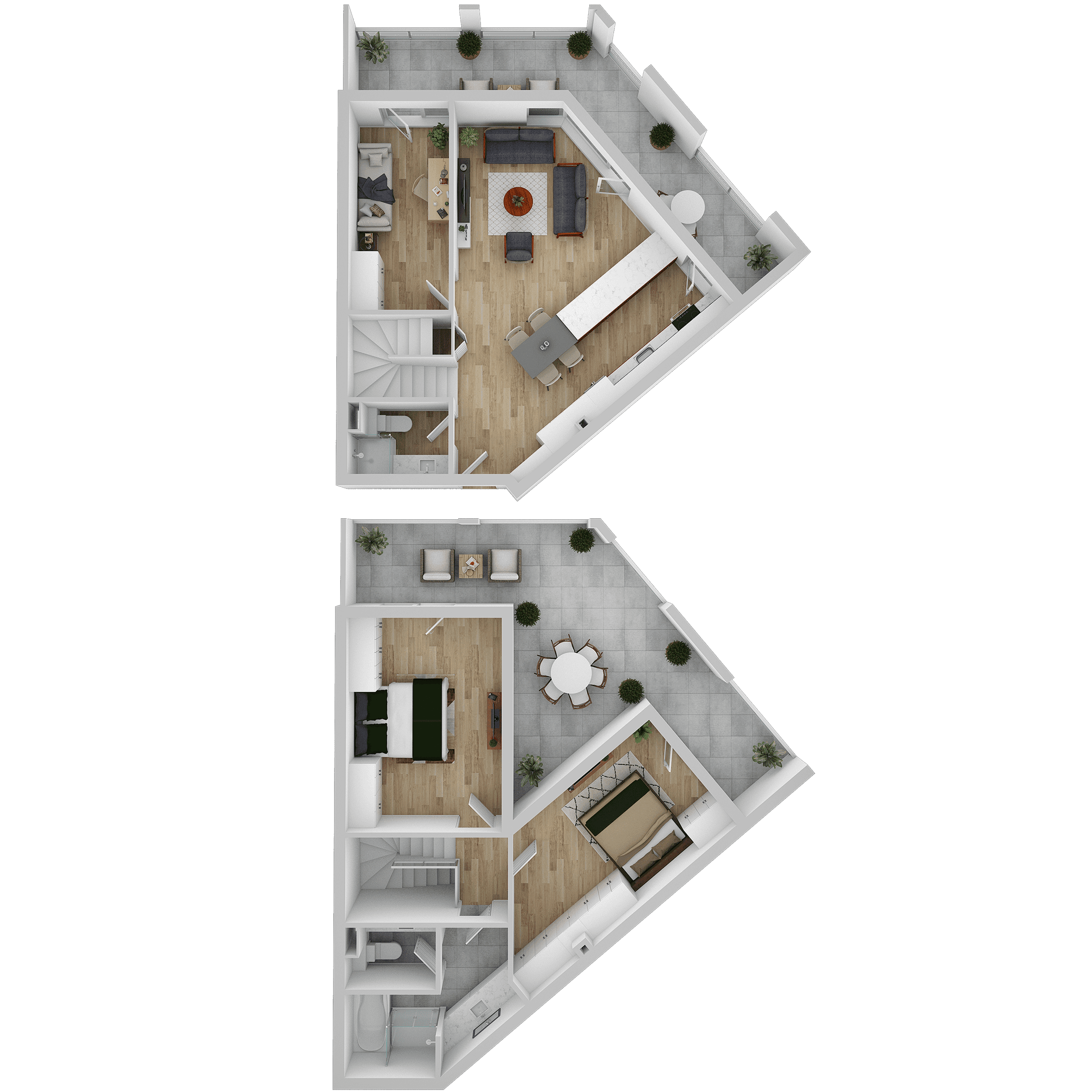 Plan apartament A 707