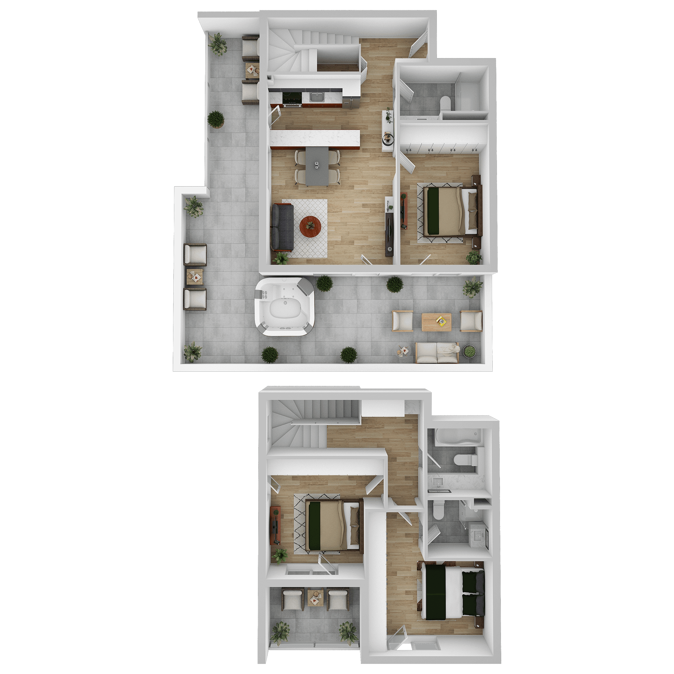 Plan apartament D 703